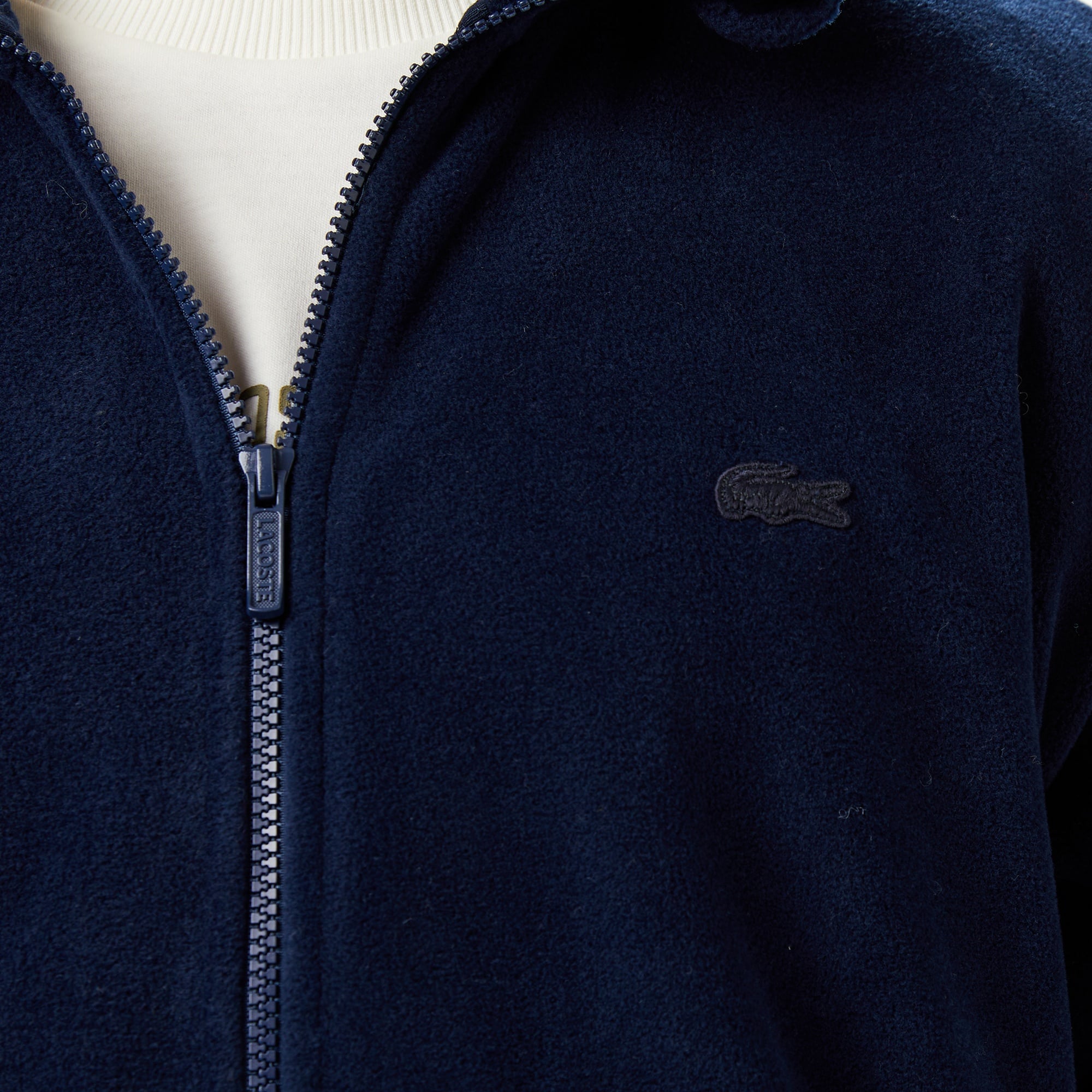 Erkek Loose Fit Fermuarlı Lacivert Sweatshirt