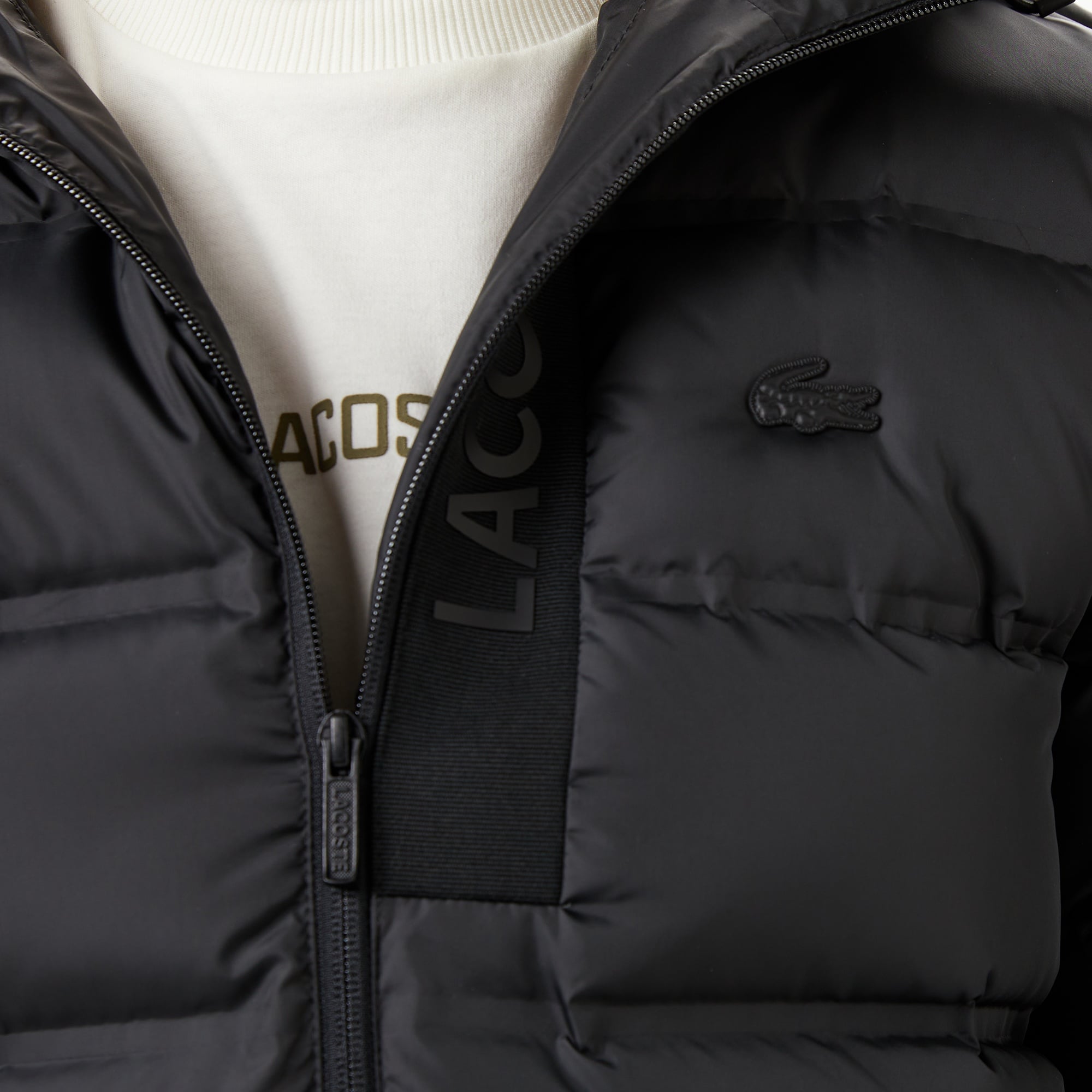 Erkek Regular Fit Siyah Şişme Mont