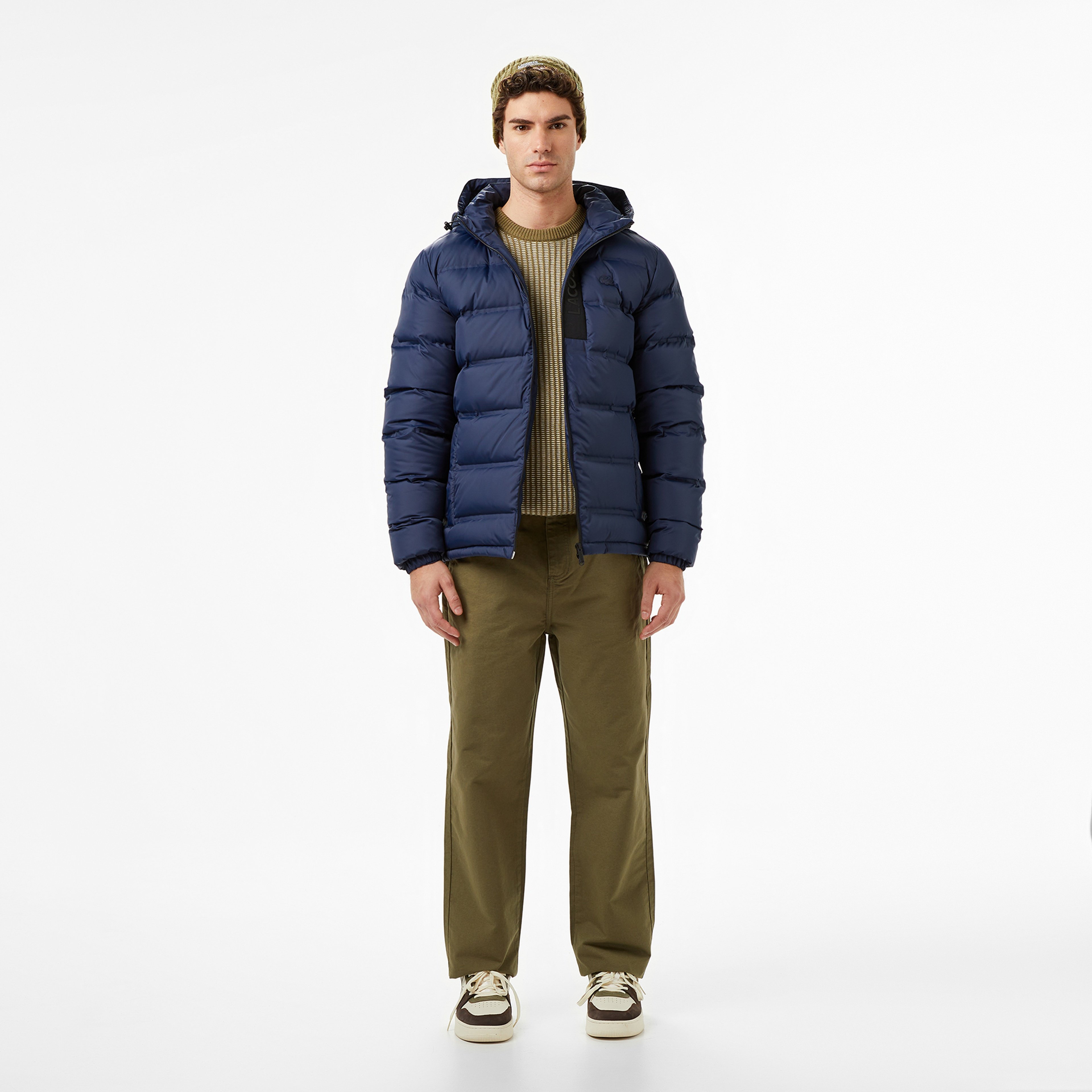 Erkek Regular Fit Lacivert Şişme Mont