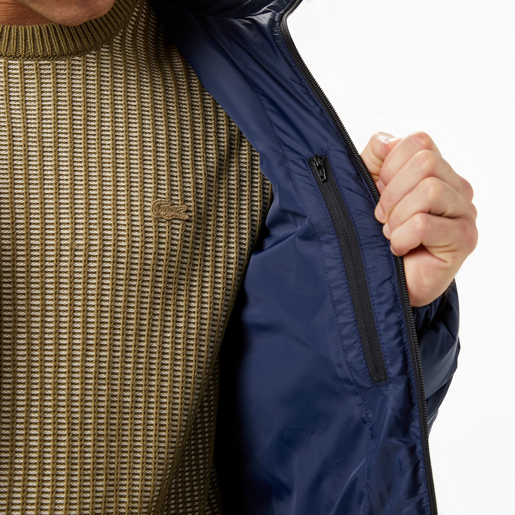 Erkek Regular Fit Lacivert Şişme Mont