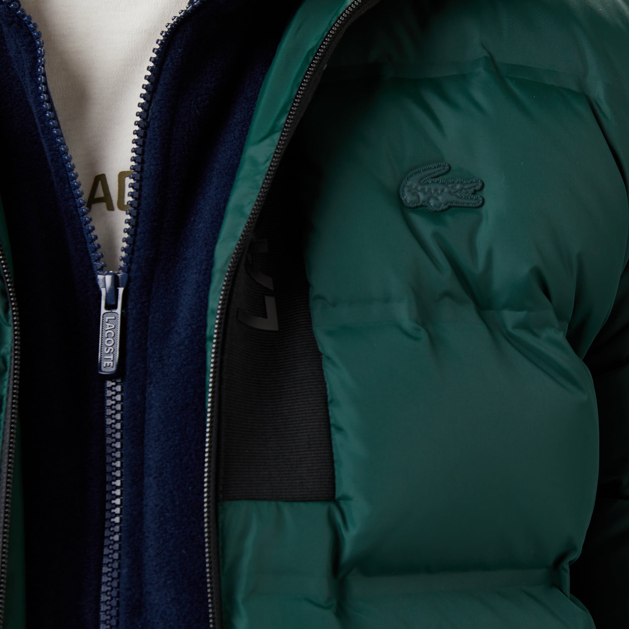 Erkek Regular Fit Koyu Yeşil Şişme Mont