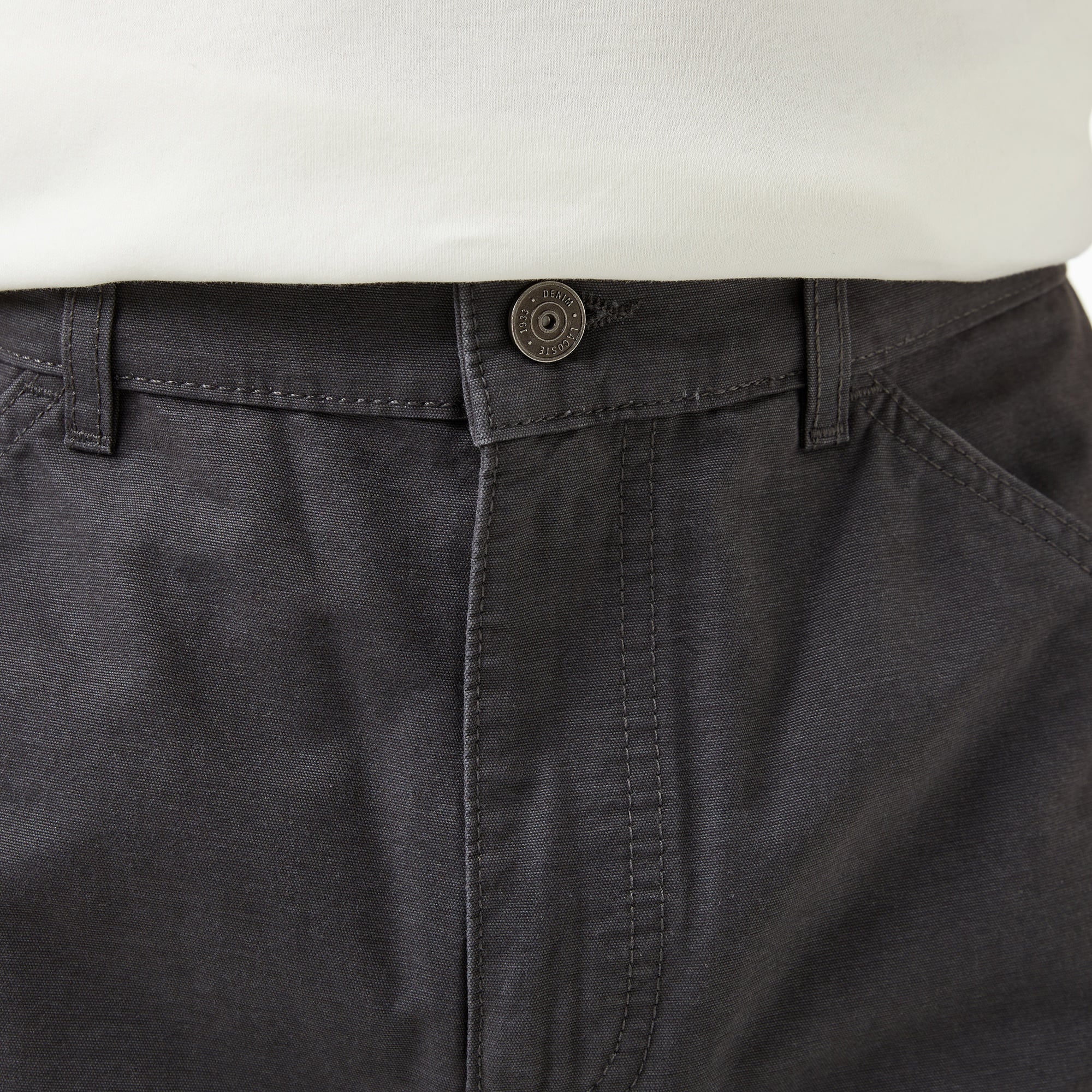 Erkek Regular Fit Koyu Gri Pantolon