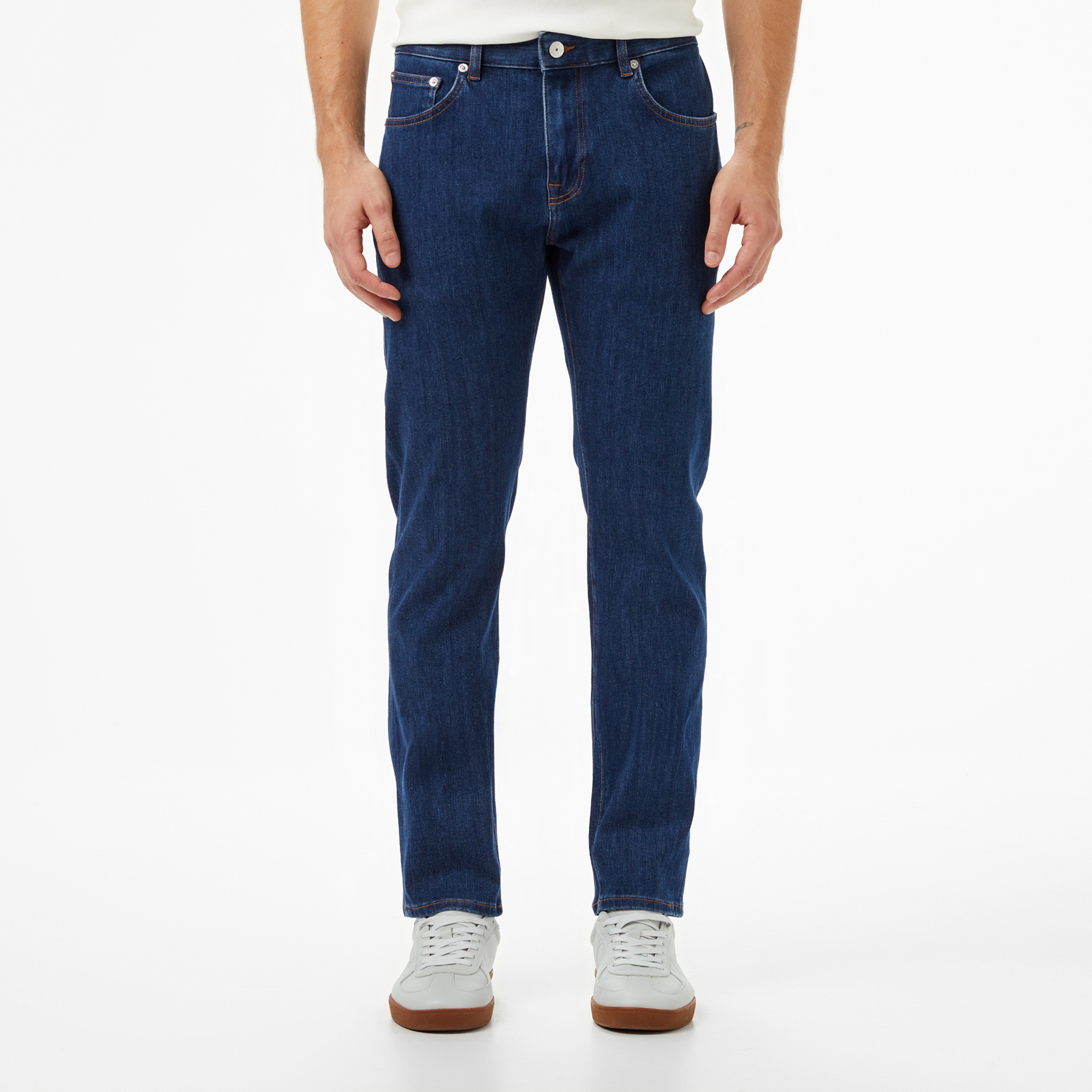 Erkek Lacivert Jean Pantolon