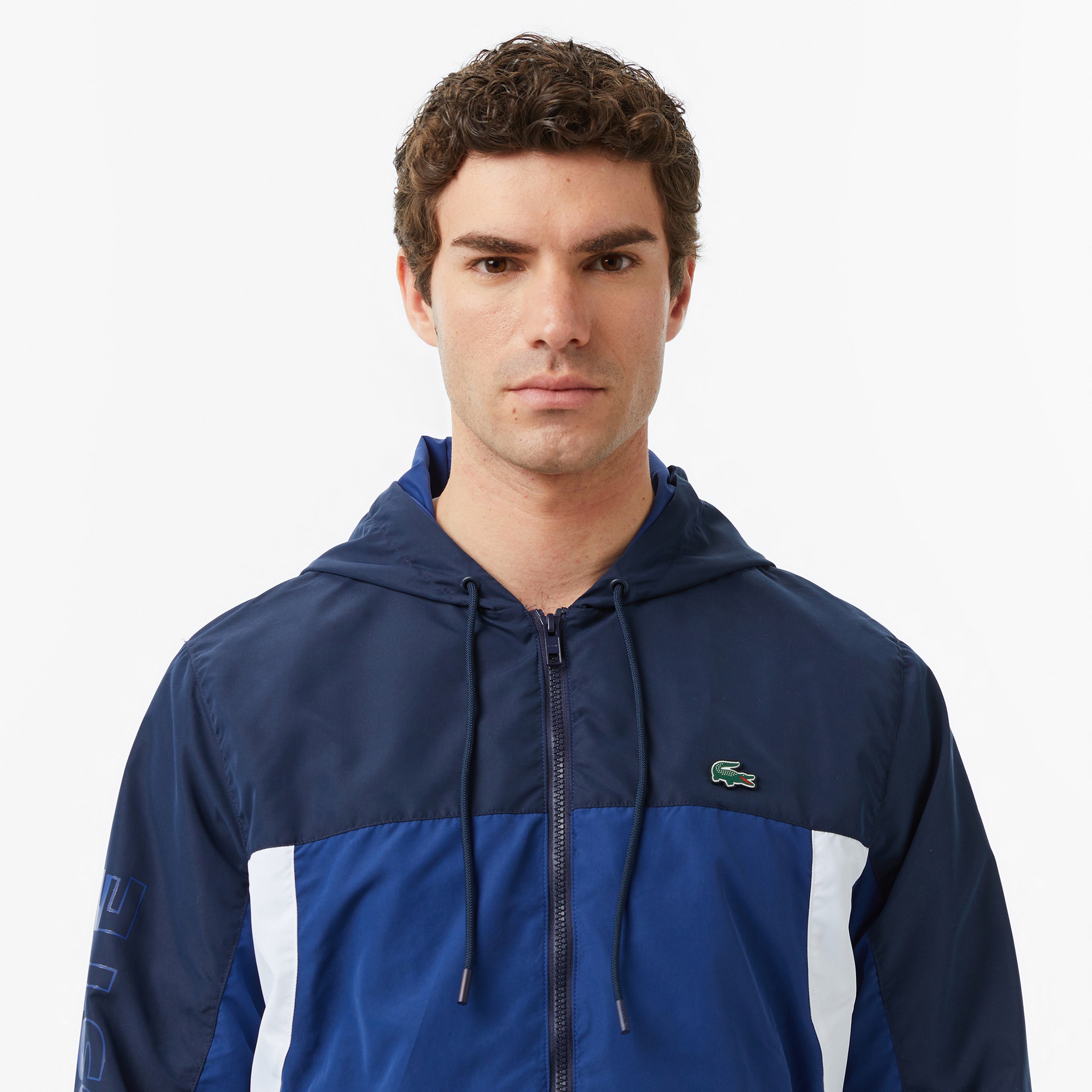 Erkek Regular Fit Fermuarlı Renk Bloklu Lacivert Eşofman Takımı Erkek Regular Fit Fermuarlı Renk Bloklu Lacivert Eşofman Takımı