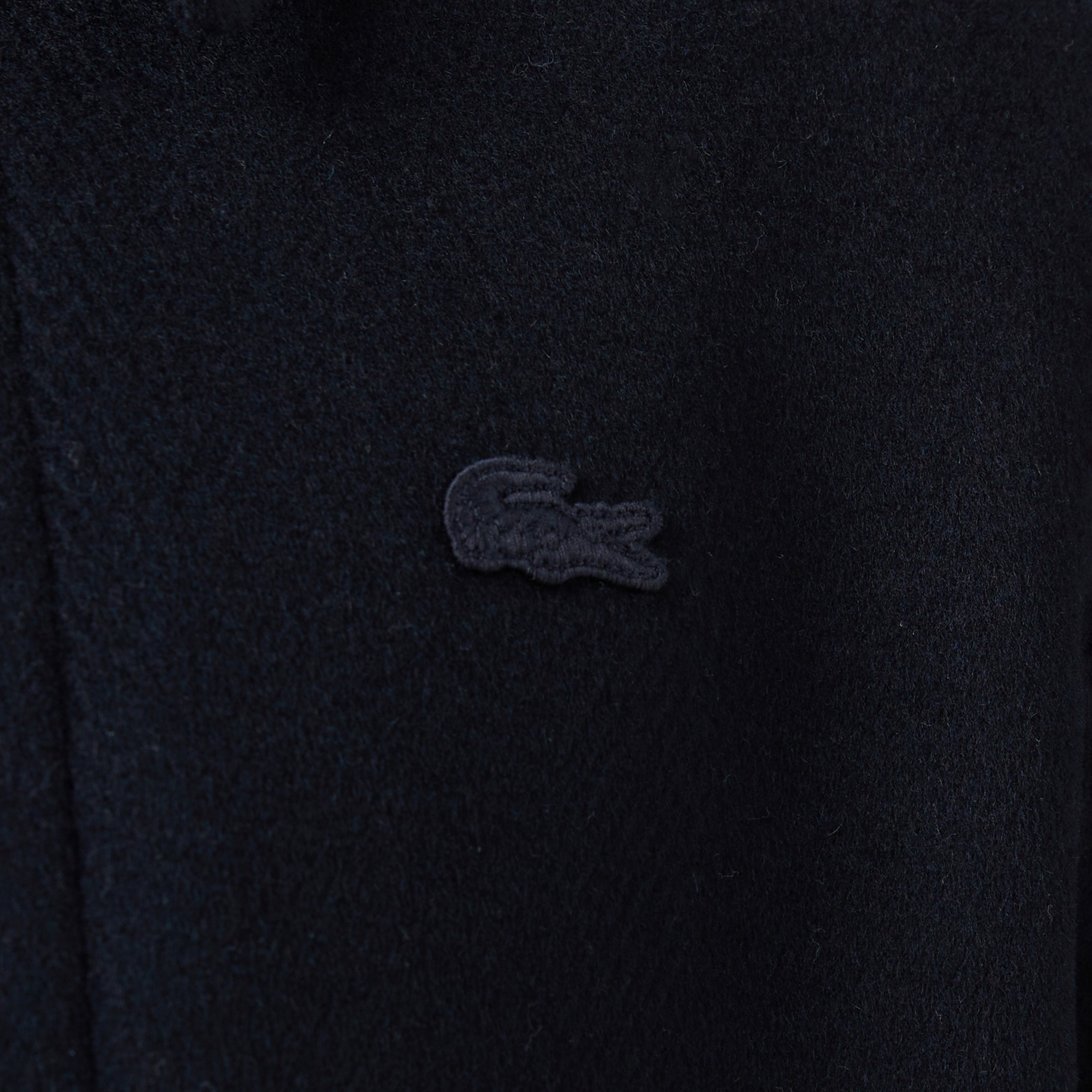 Erkek Regular Fit Yün Lacivert Kaban