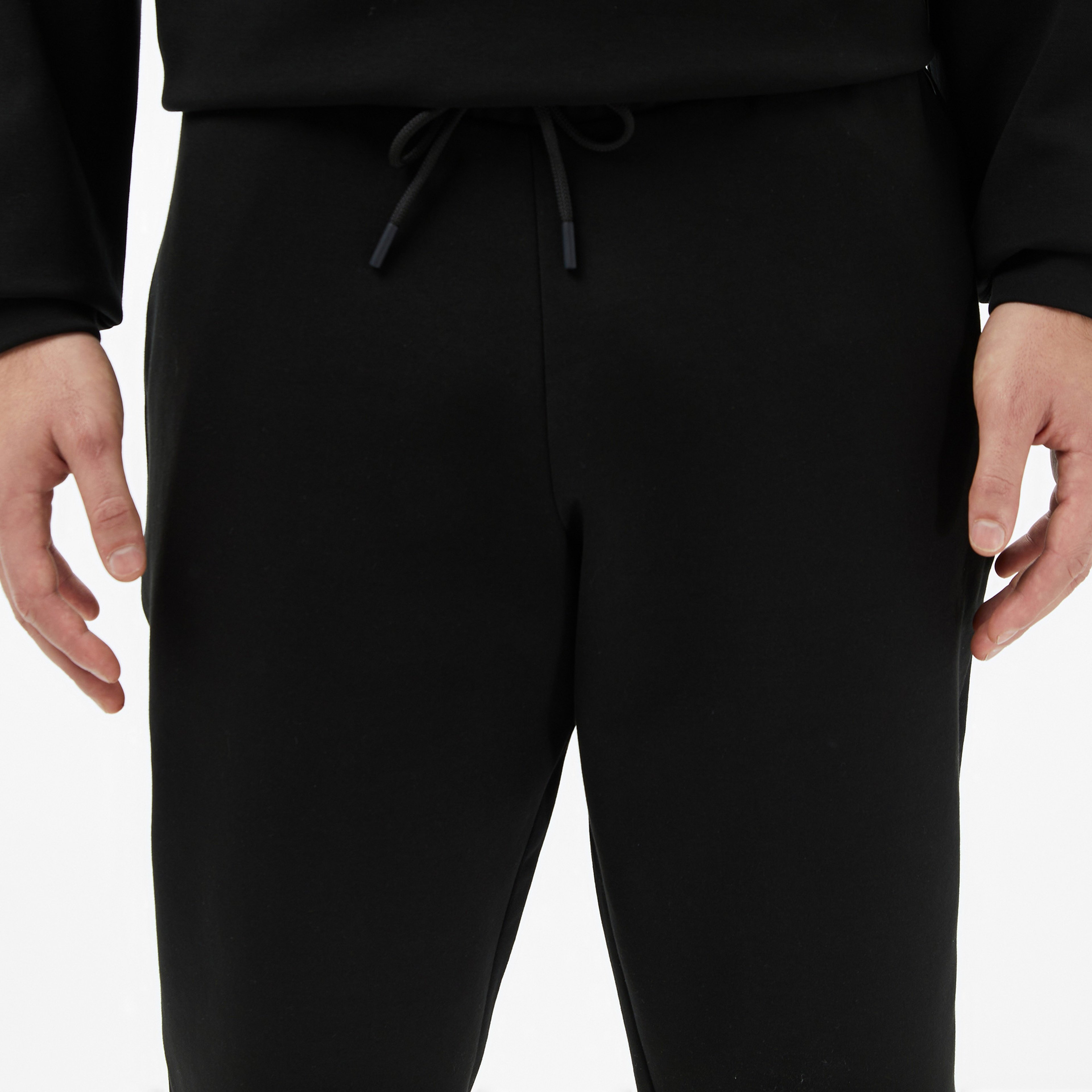 Erkek Slim Fit Siyah Eşofman Altı