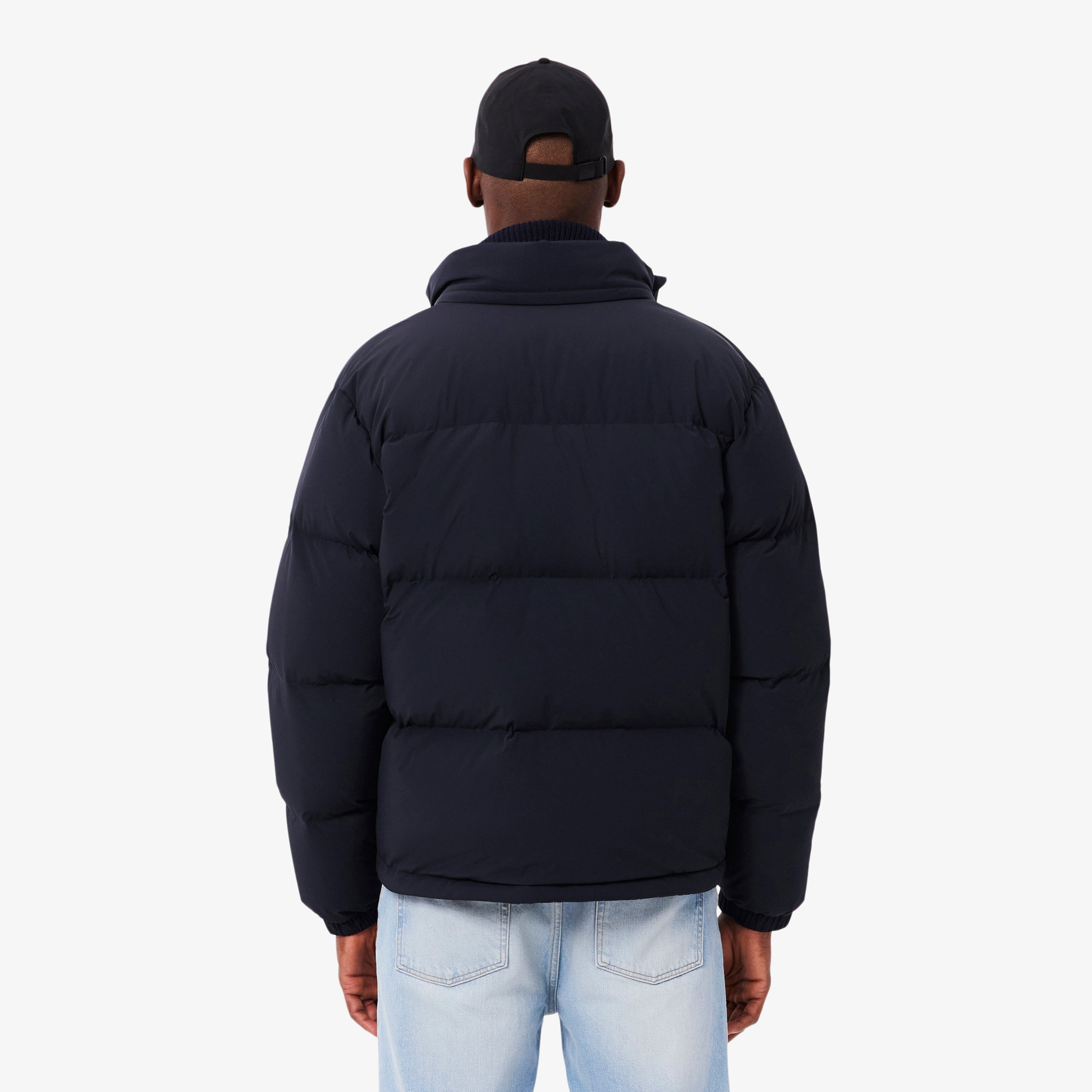 Erkek Relaxed Fit Kapüşonlu Lacivert Mont Erkek Relaxed Fit Kapüşonlu Lacivert Mont