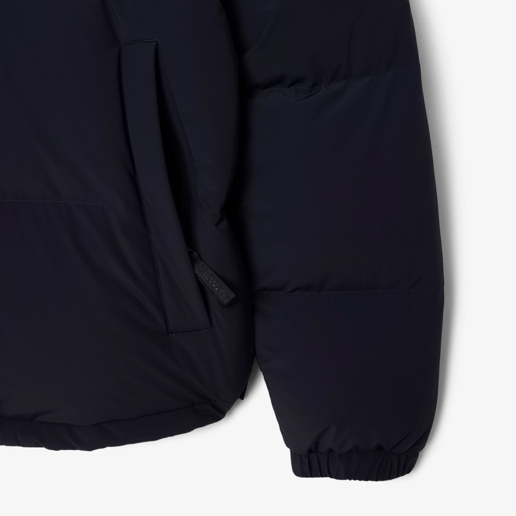 Erkek Relaxed Fit Kapüşonlu Lacivert Mont