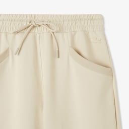 Kadın Straight Fit Krem Eşofman Altı Krem