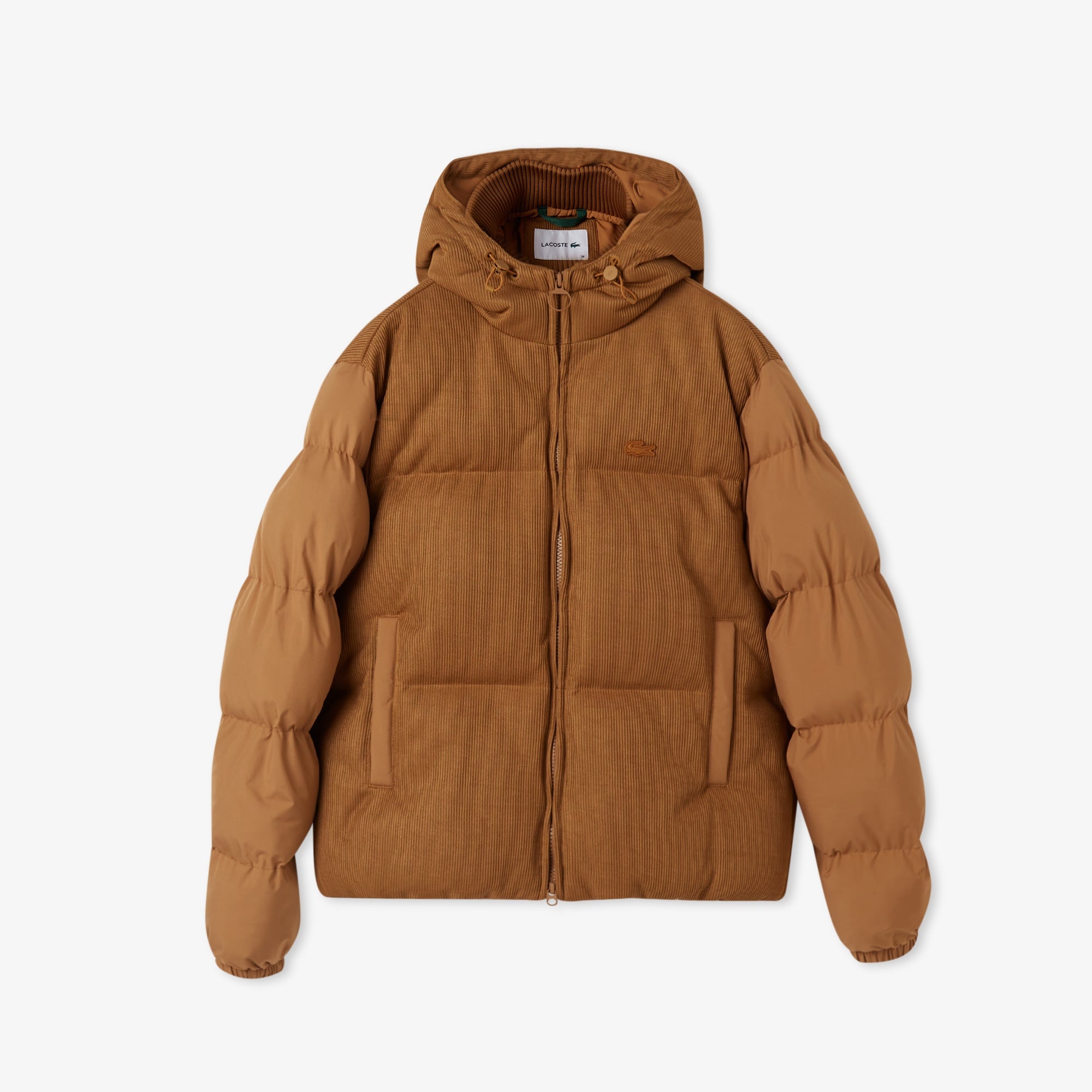 Kadın Kapüşonlu Açık Kahverengi Mont