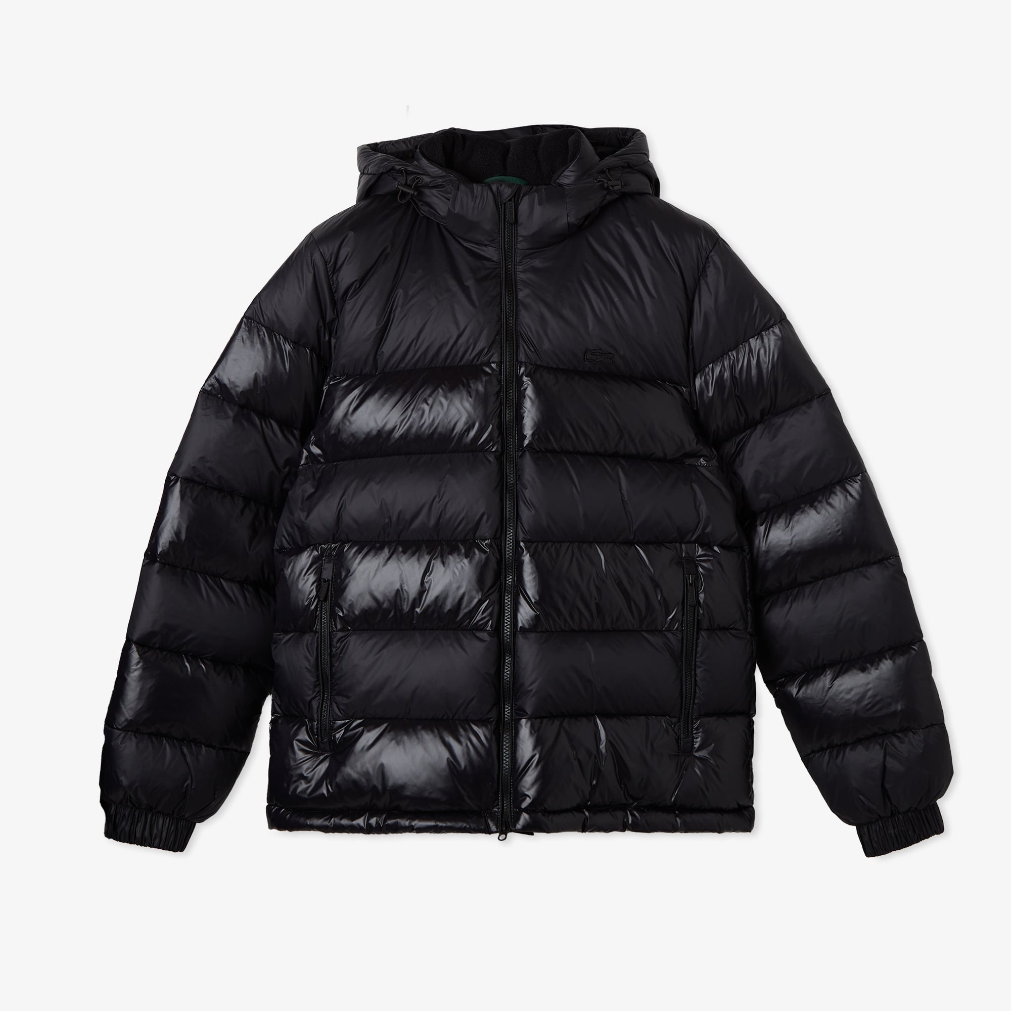 Erkek Relaxed Fit Kapüşonlu Siyah Mont