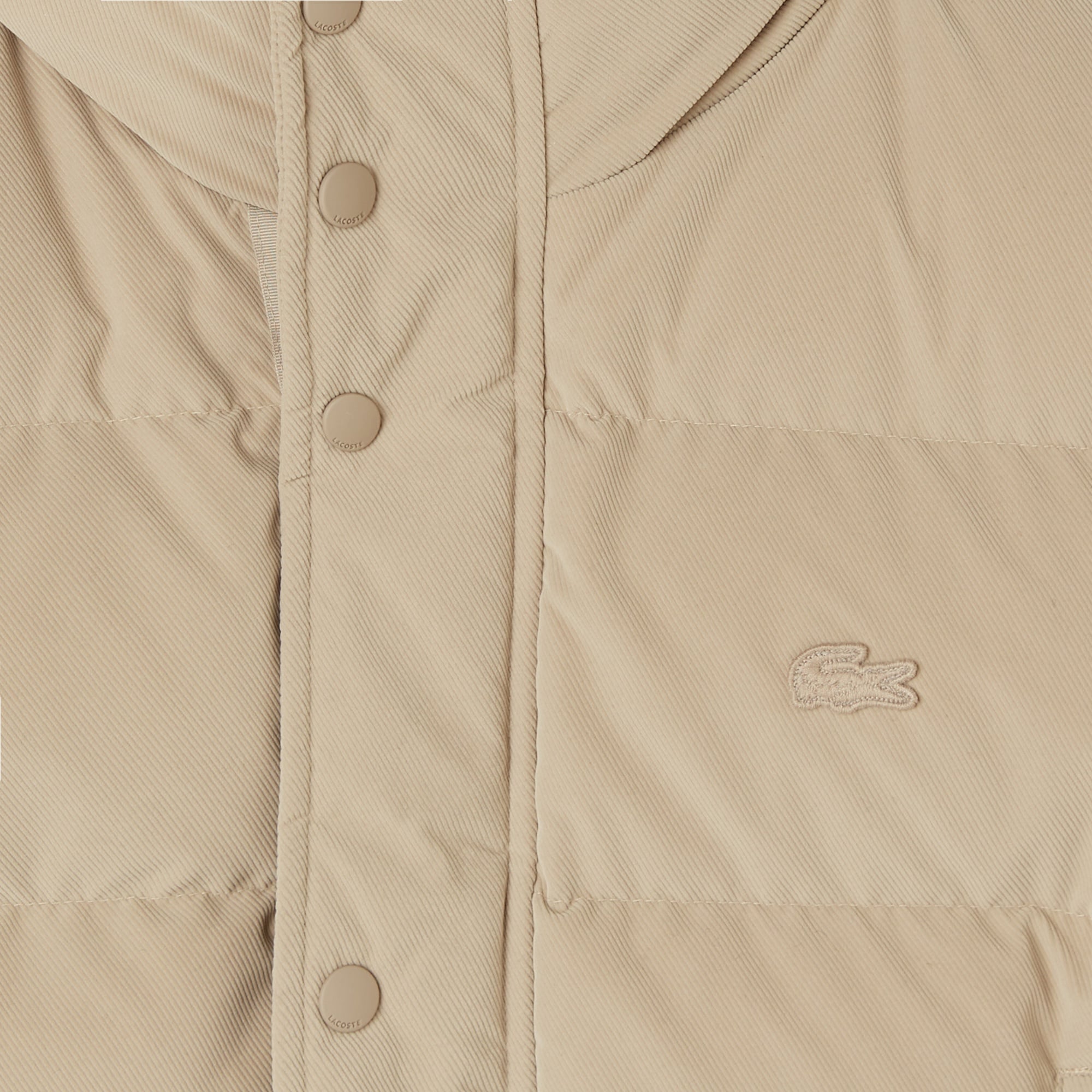 Erkek Kapüşonlu Bej Mont