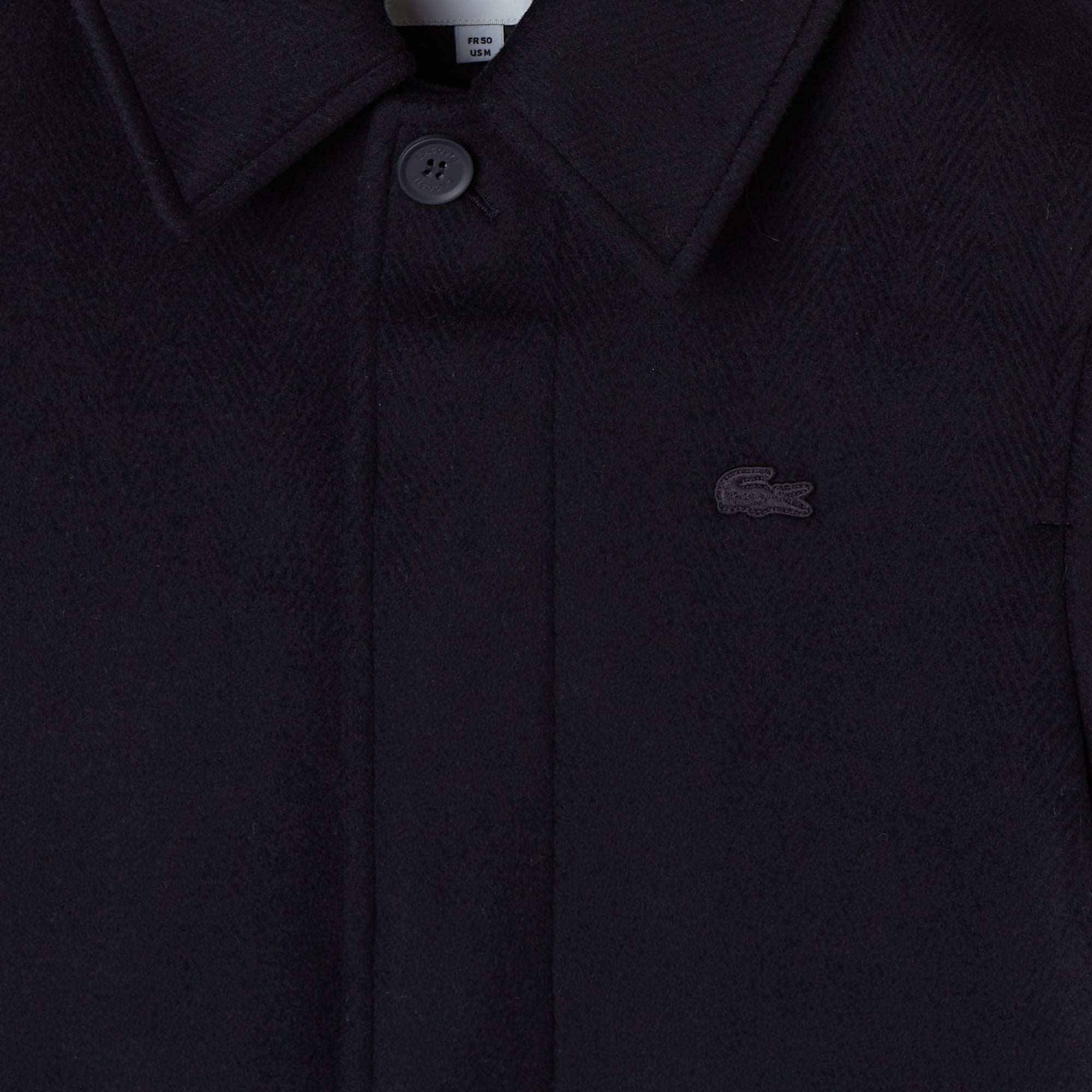 Erkek Regular Fit Yün Lacivert Kaban