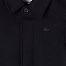 Erkek Regular Fit Yün Lacivert Kaban Lacivert