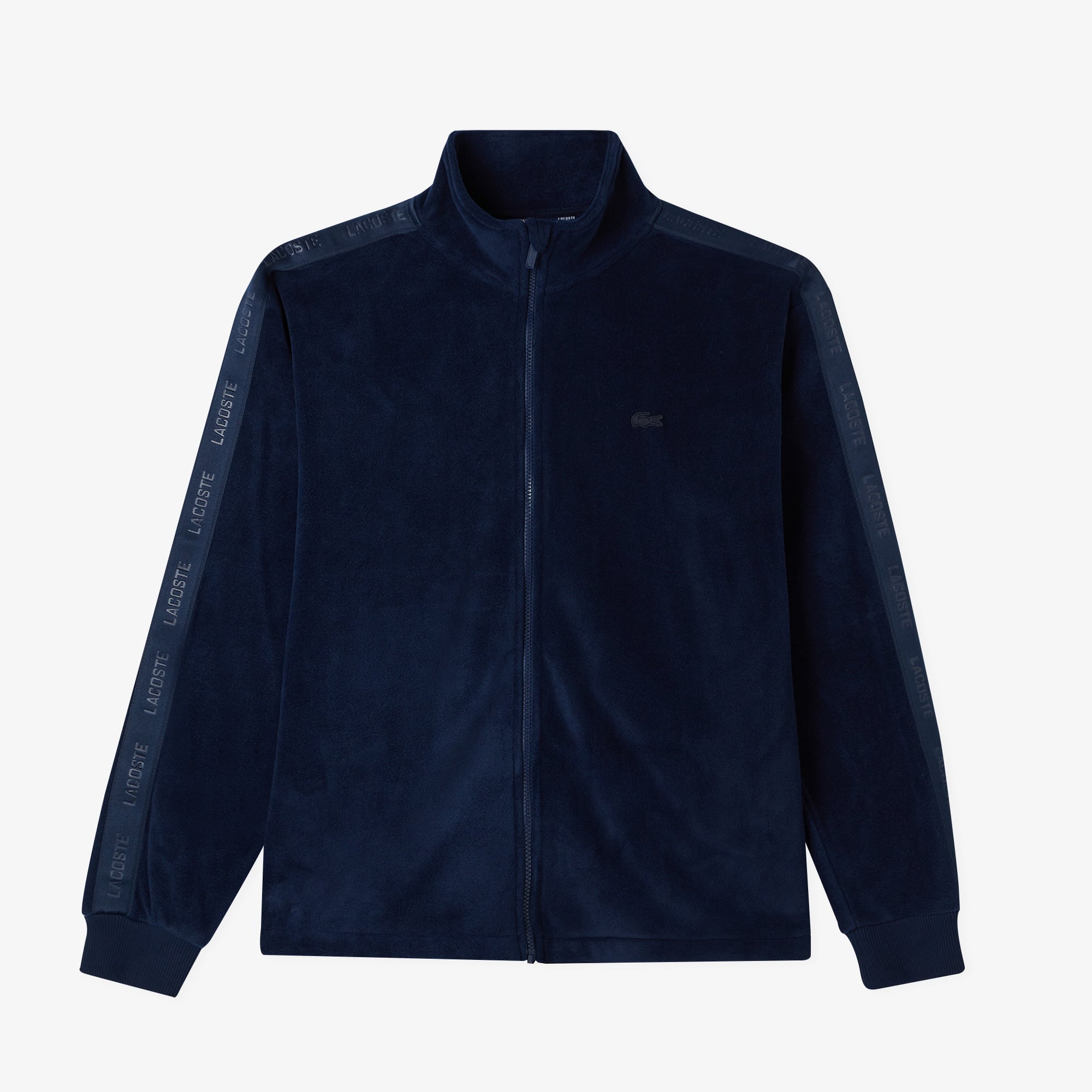 Erkek Loose Fit Fermuarlı Lacivert Sweatshirt