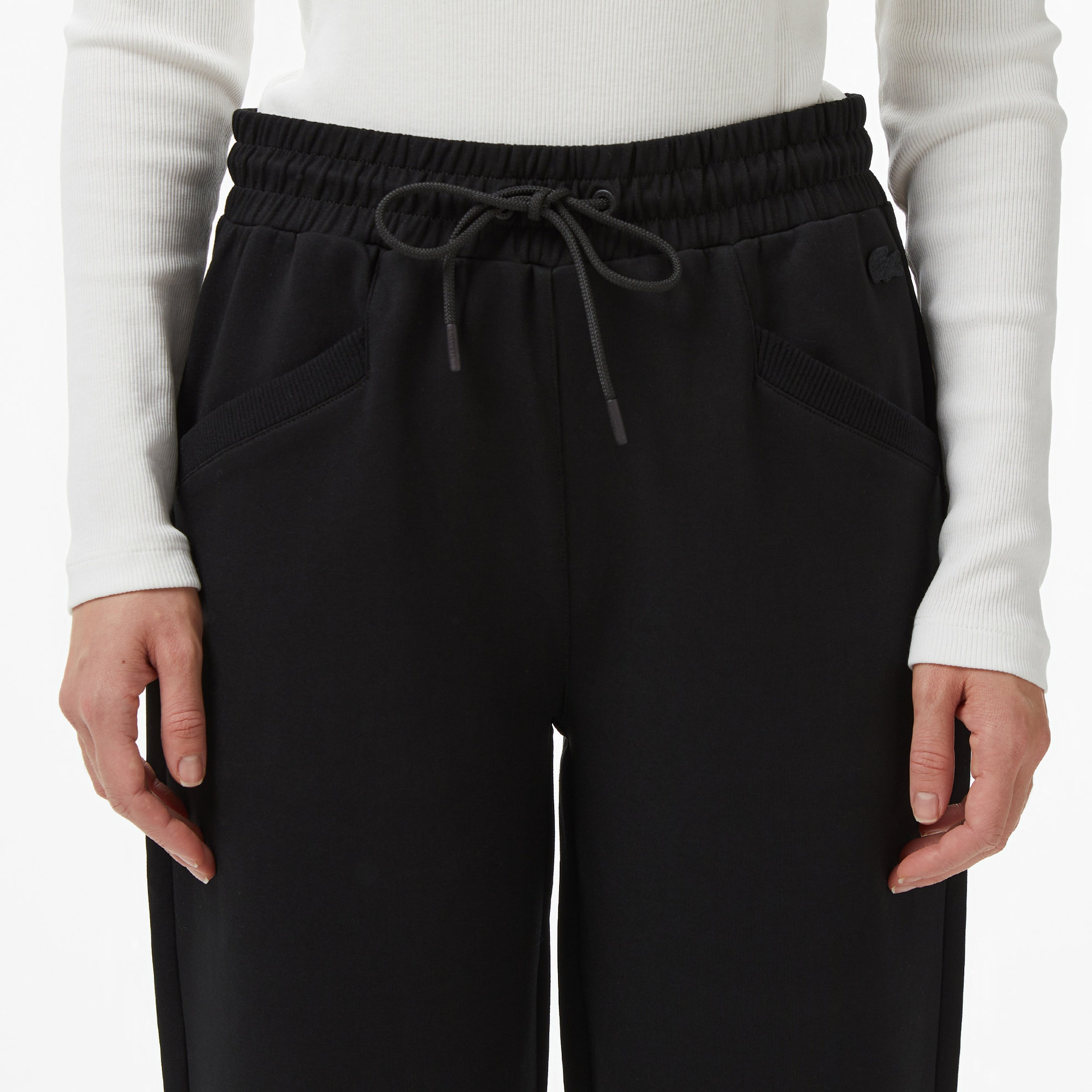 Kadın Straight Fit Siyah Eşofman Altı