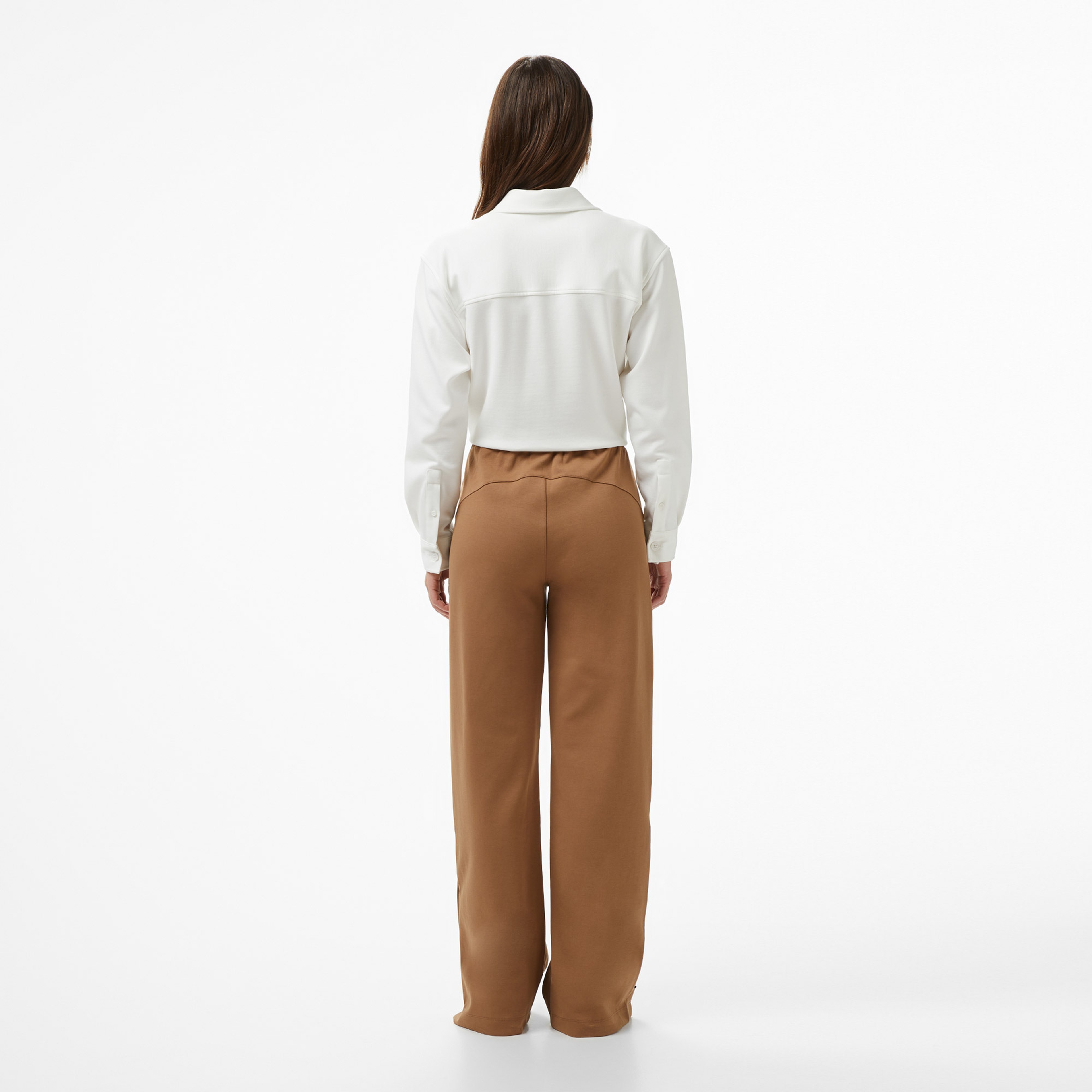 Kadın Straight Fit Açık Kahverengi Eşofman Altı