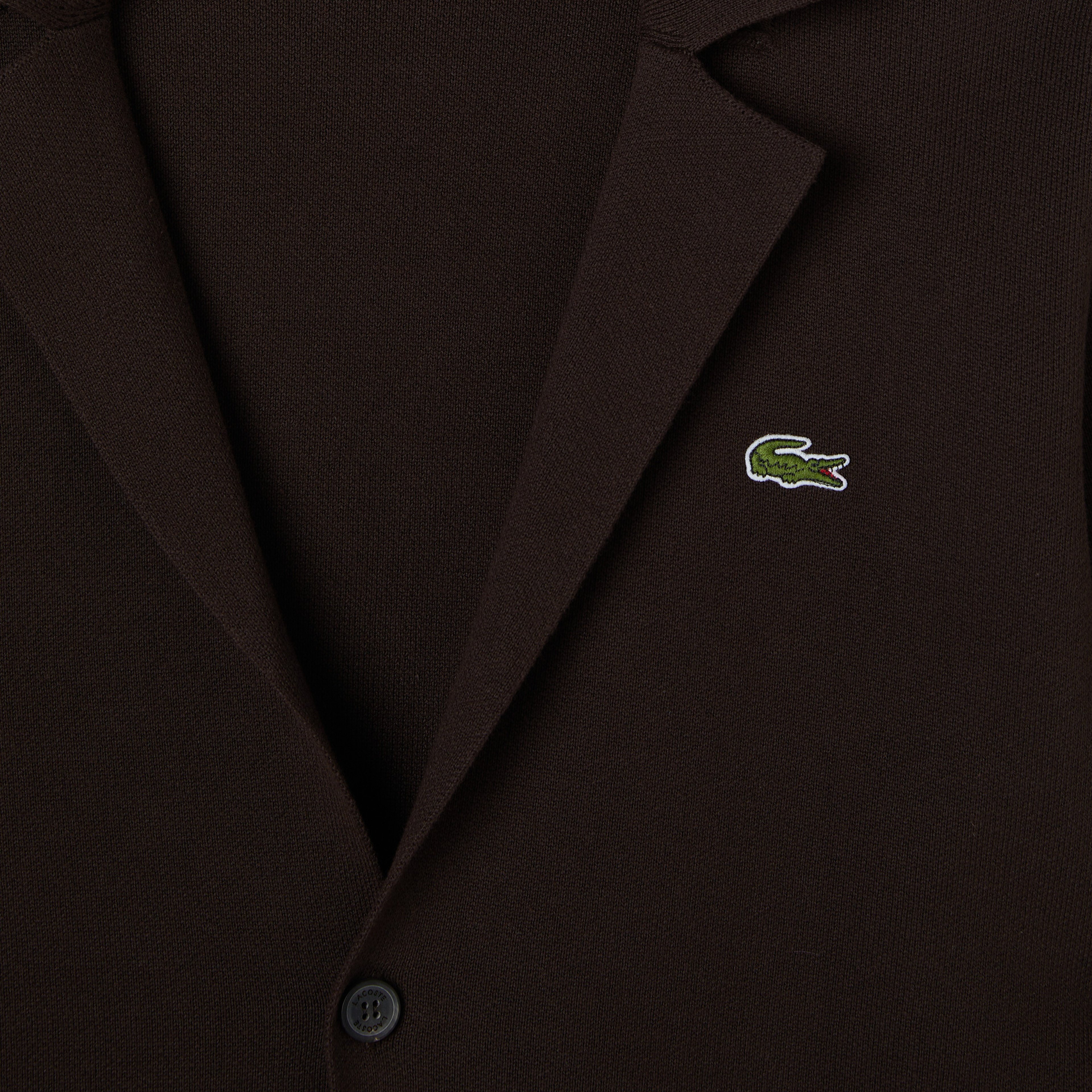 Erkek Classic Fit V Yaka Kahverengi Hırka