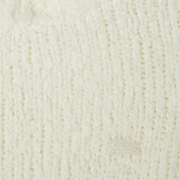 Kadın Classic Fit Bisiklet Yaka Yün Krem Kazak Krem