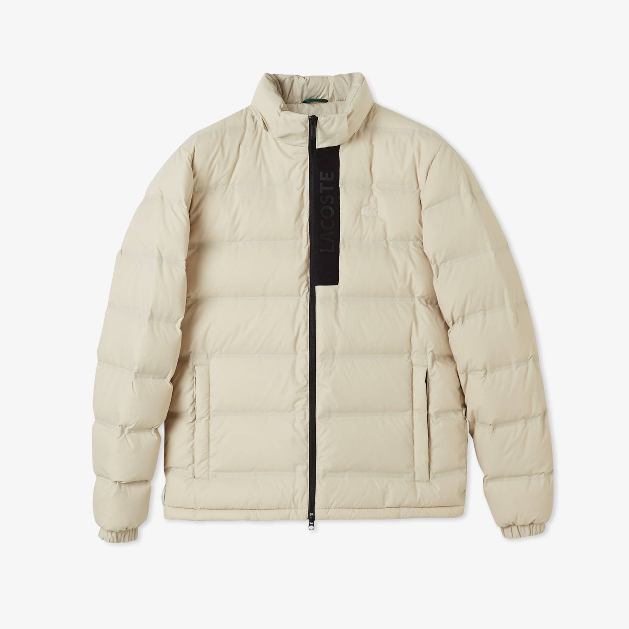 Erkek Regular Fit Açık Kahverengi Şişme Mont