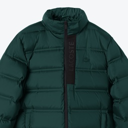 Erkek Regular Fit Koyu Yeşil Şişme Mont Yeşil