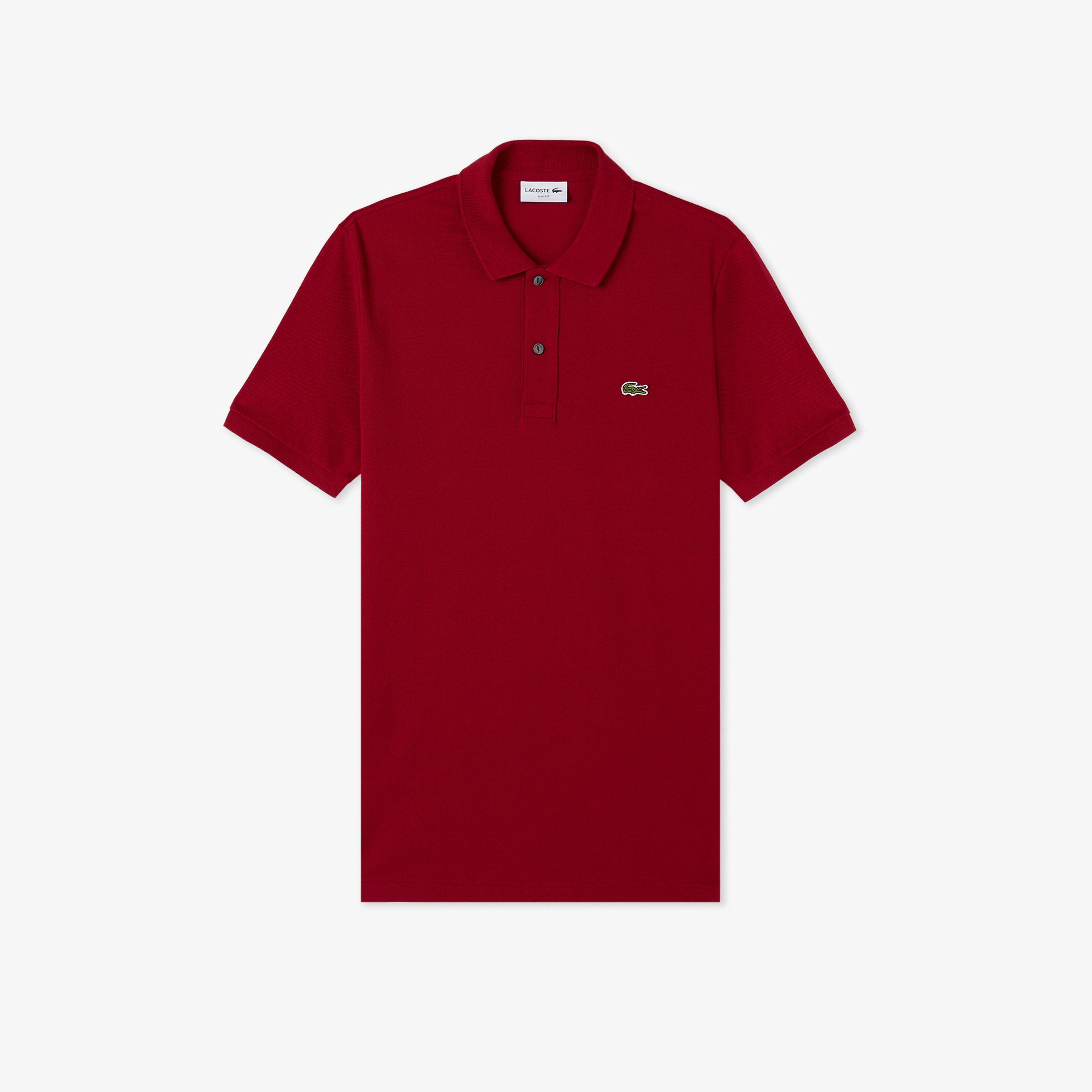 L.12.12 Erkek Slim Fit Kırmızı Polo
