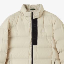 Erkek Regular Fit Açık Kahverengi Şişme Mont Bej