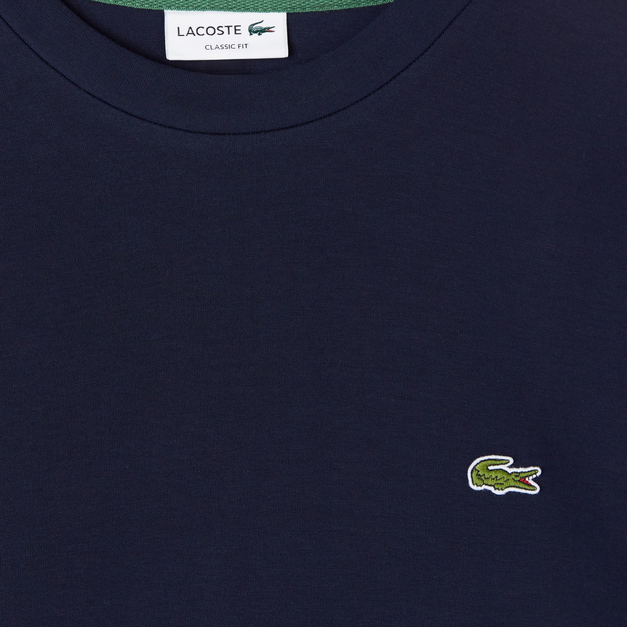 Lacoste Erkek Classic Fit Bisiklet Yaka Lacivert Sweatshirt görsel 4