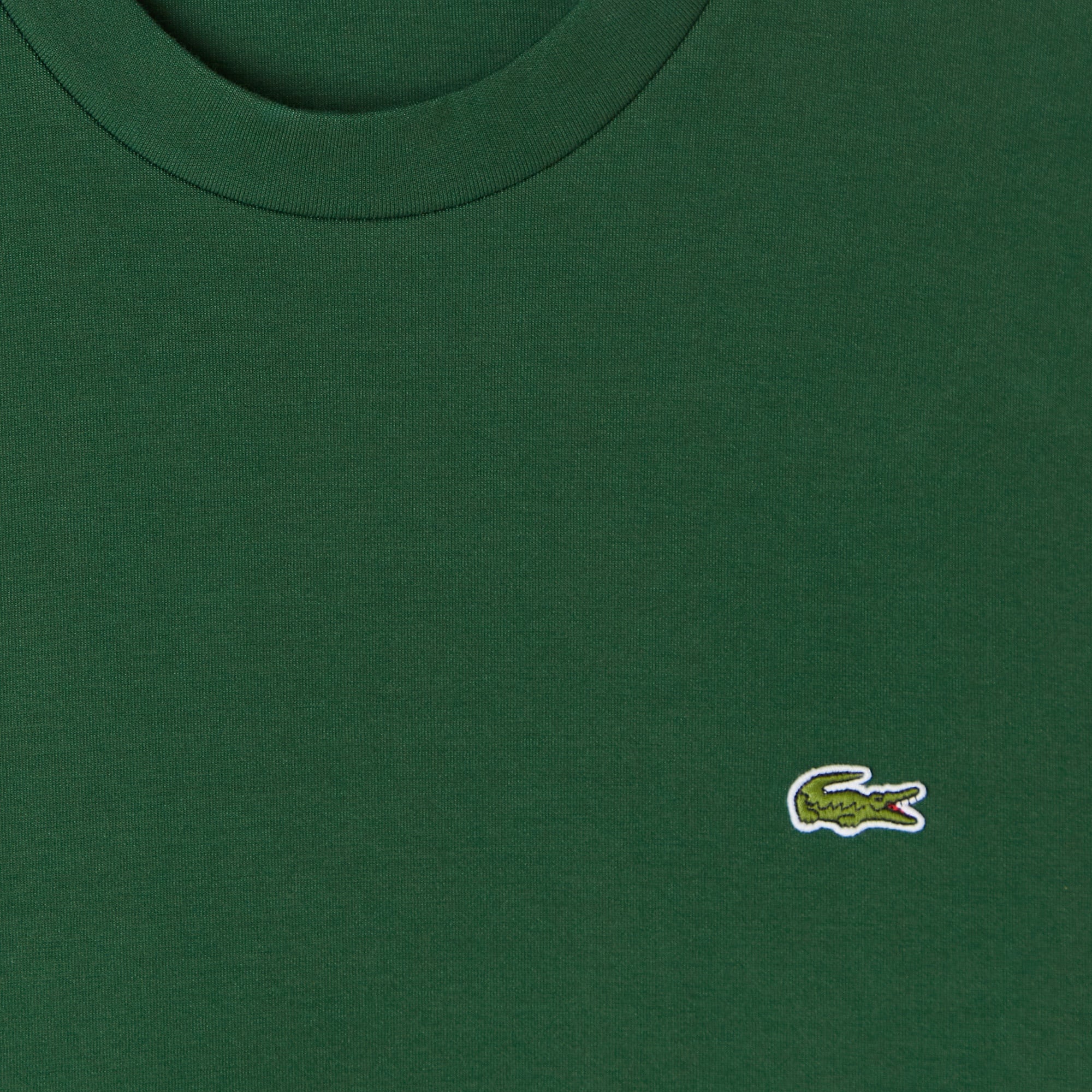 Erkek Classic Fit Bisiklet Yaka Yeşil Sweatshirt