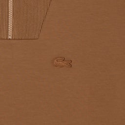 Kadın Relaxed Fit Yarım Fermuarlı Kahverengi Sweatshirt Kahverengi