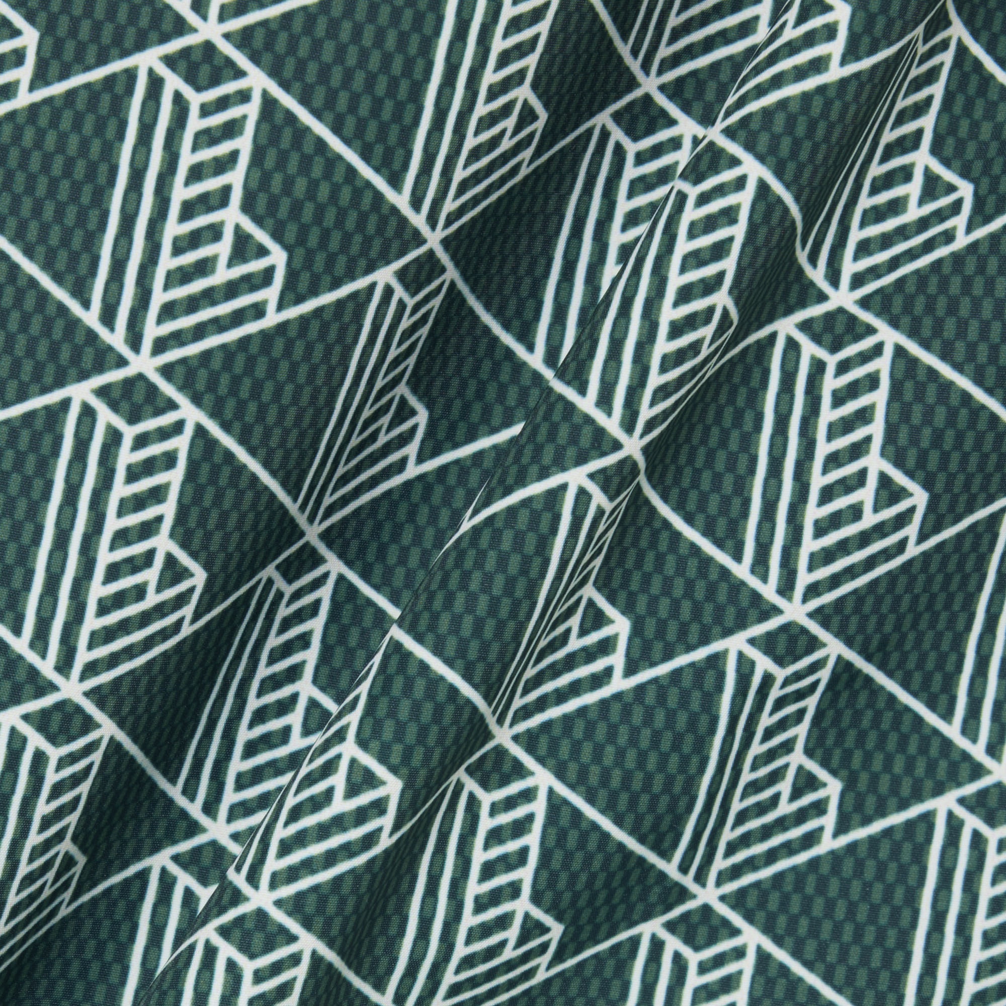 Mid Length Monogram Print Swim Trunks