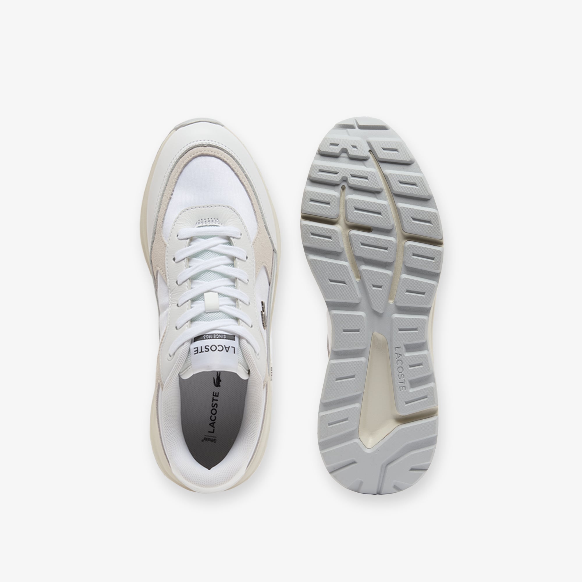 Lacoste Run Set Erkek Beyaz Sneaker görsel 4