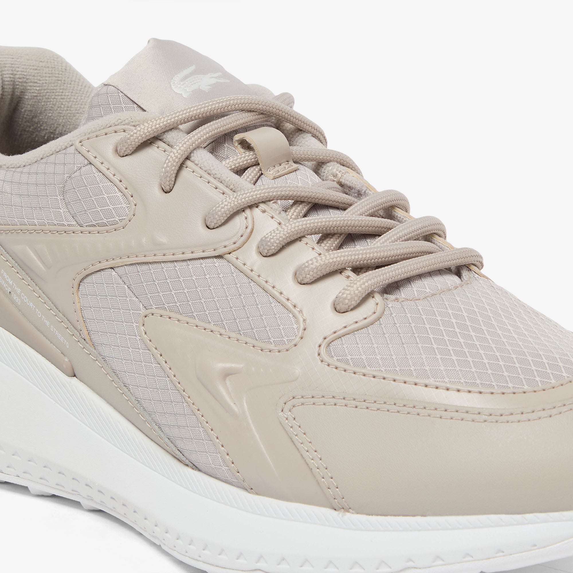 Lacoste L003 Evo Erkek Bej Sneaker görsel 6