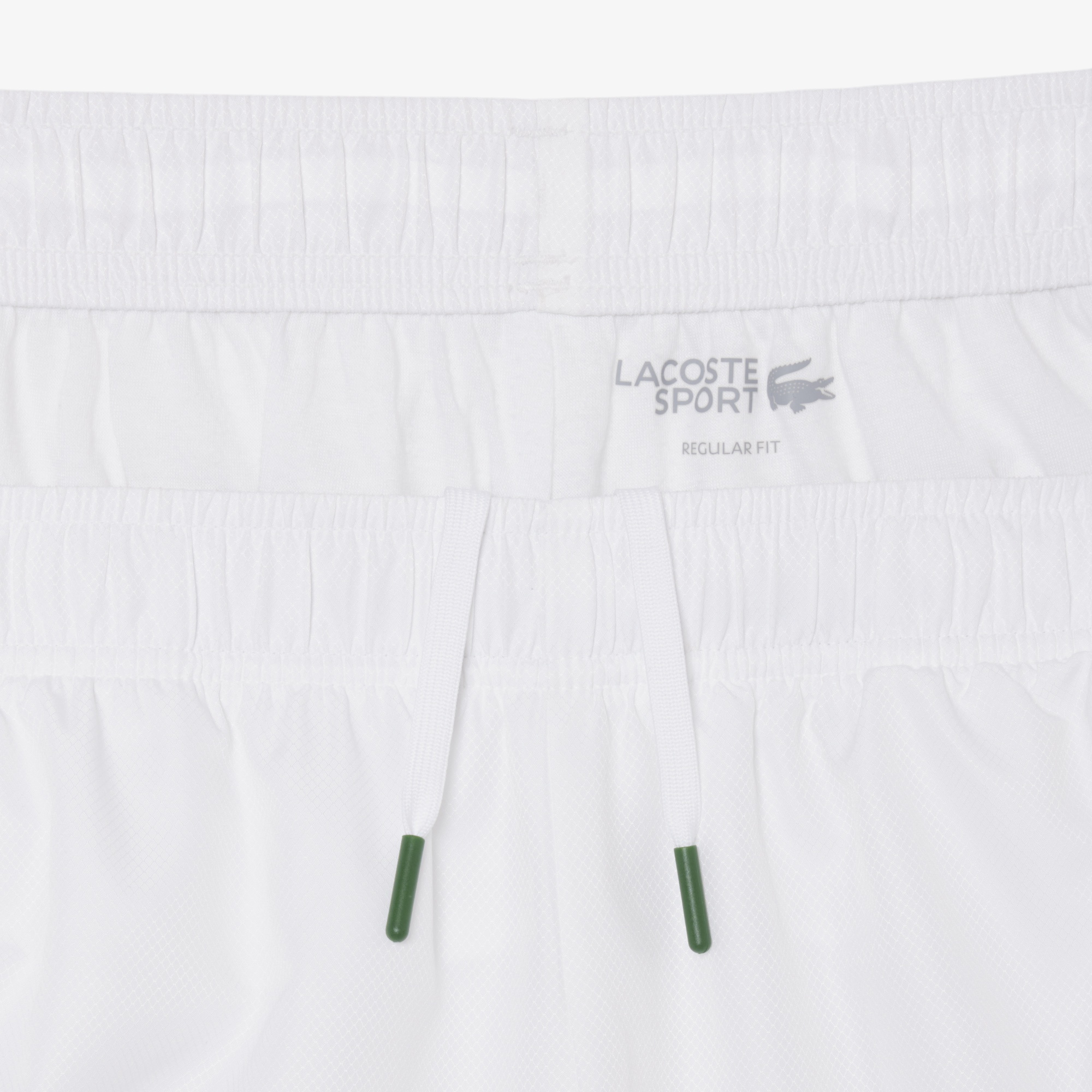 Erkek Reguler Fit Beyaz Şort