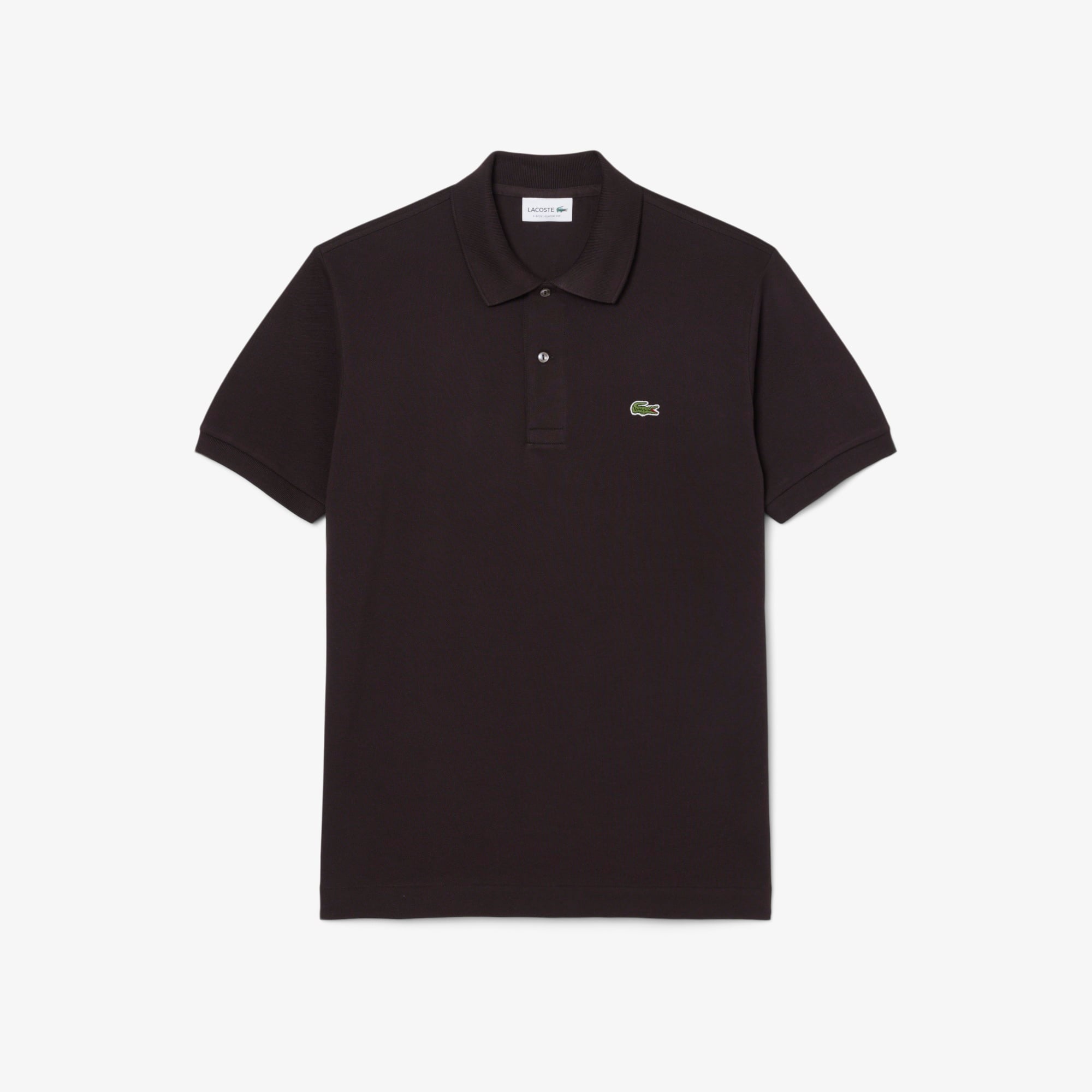 L.12.12 Erkek Classic Fit Kahverengi Polo