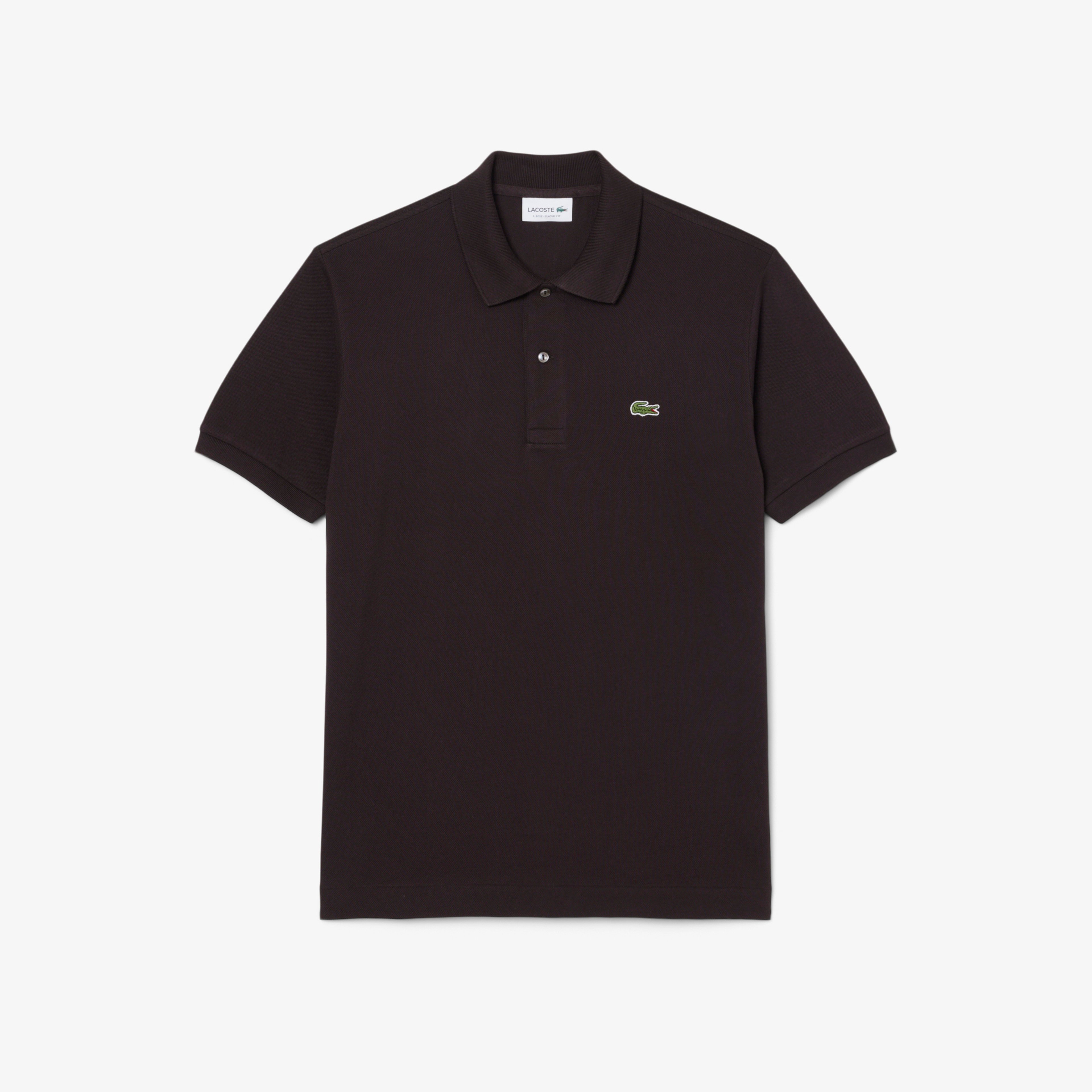 L.12.12 Erkek Classic Fit Kahverengi Polo
