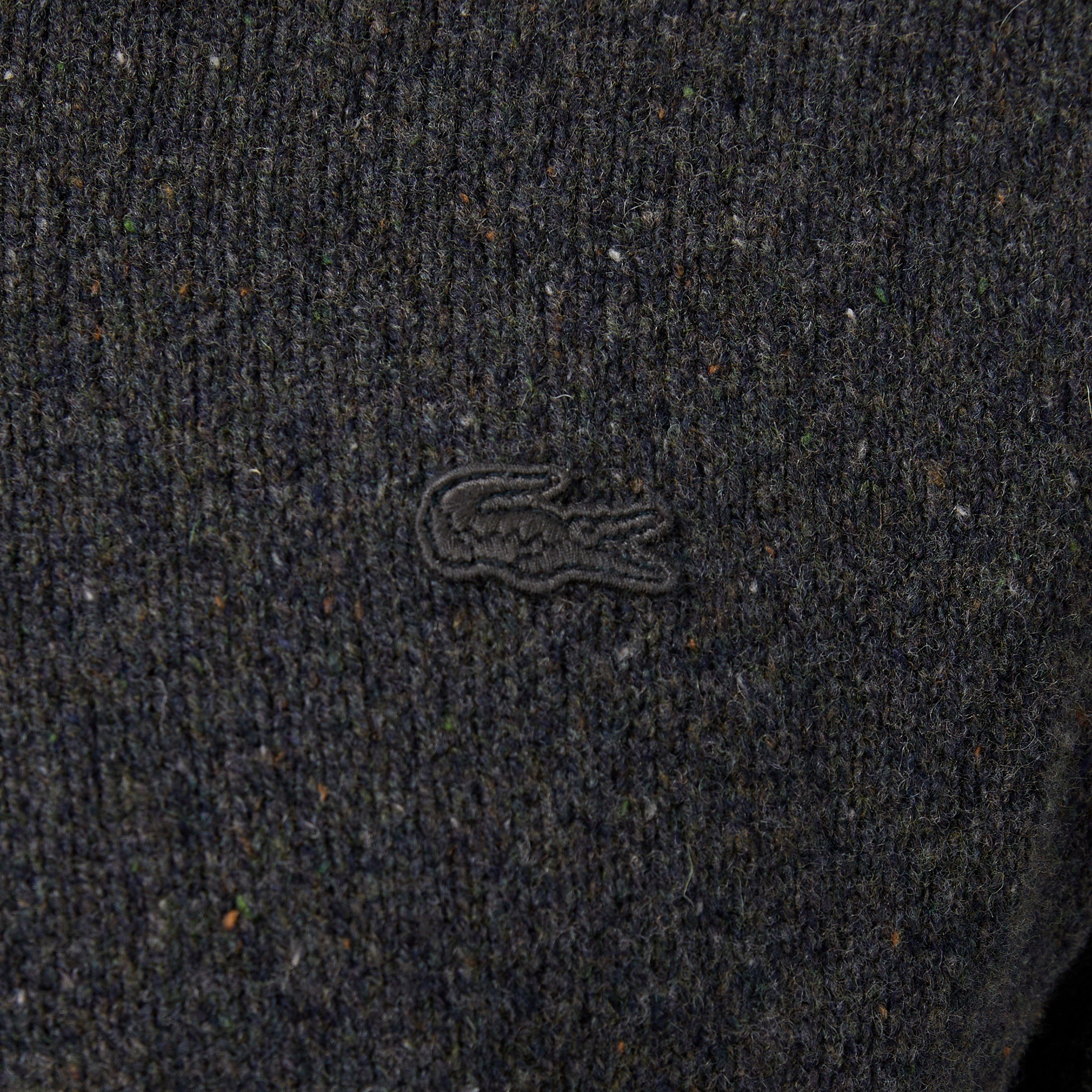 Erkek Classic Fit Bisiklet Yaka Yün Gri Kazak