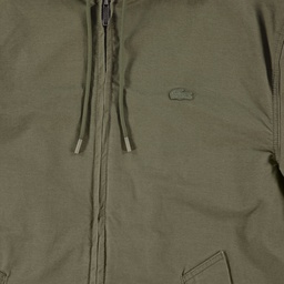 Erkek Kapüşonlu Haki Mont Yeşil