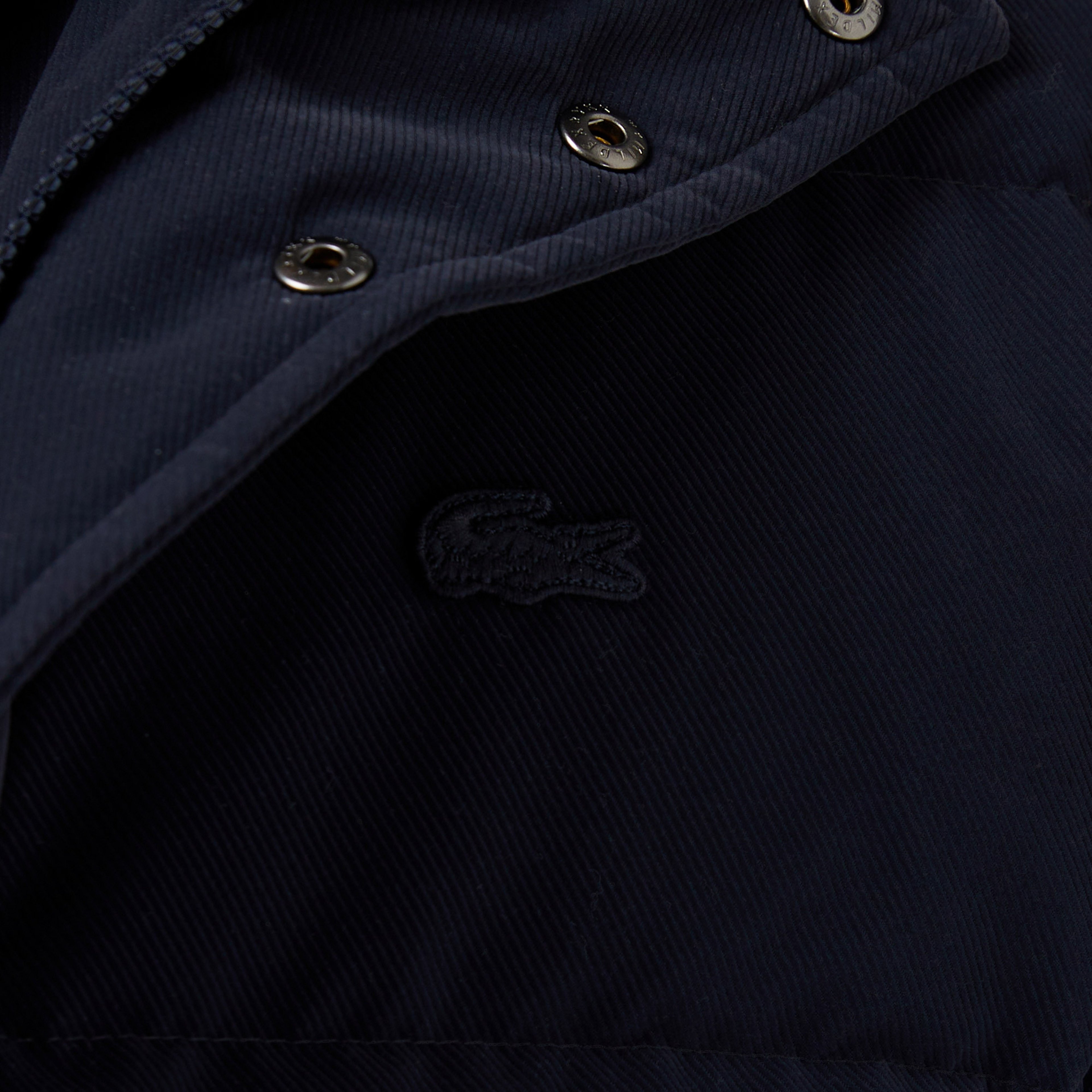 Erkek Kapüşonlu Lacivert Mont