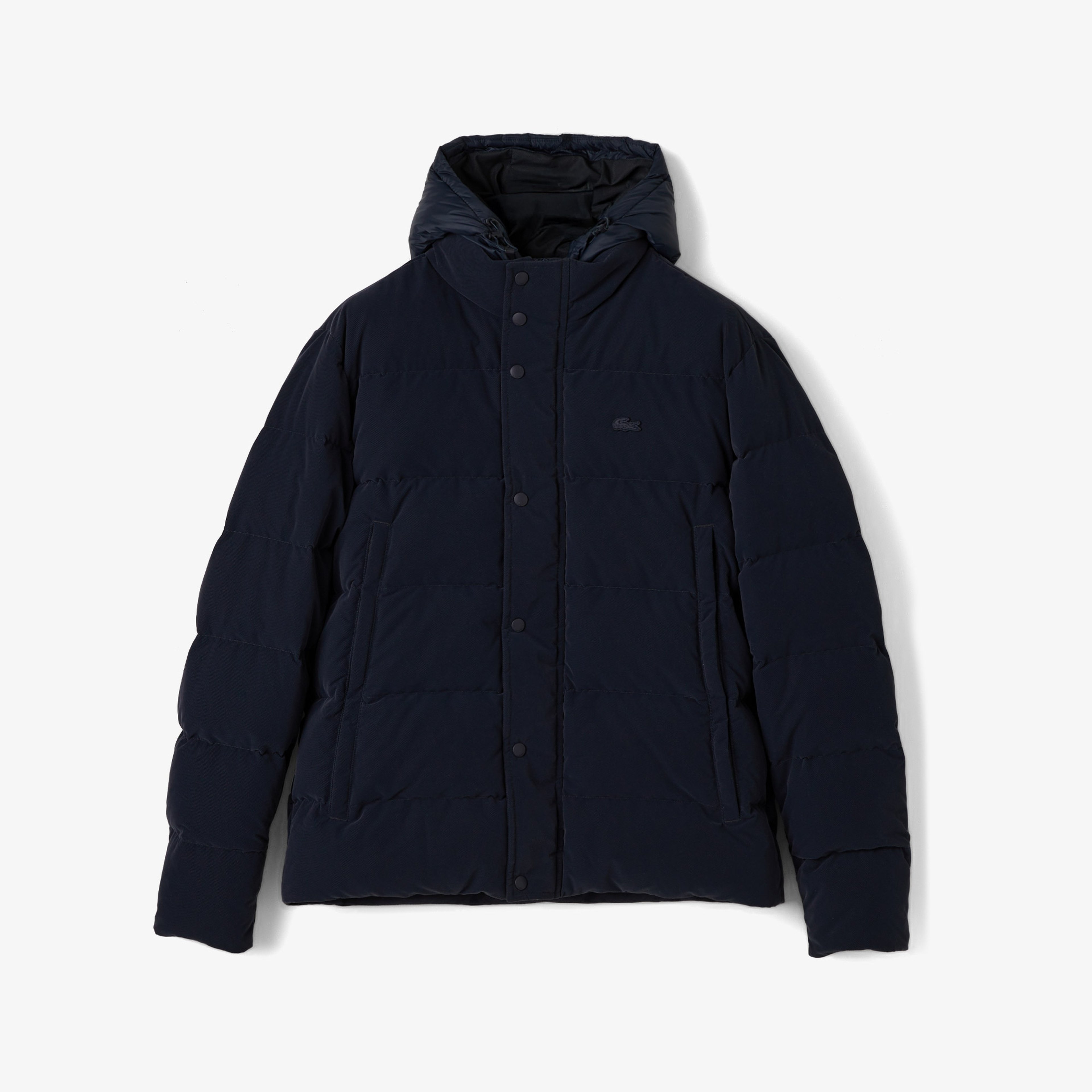 Erkek Kapüşonlu Lacivert Mont