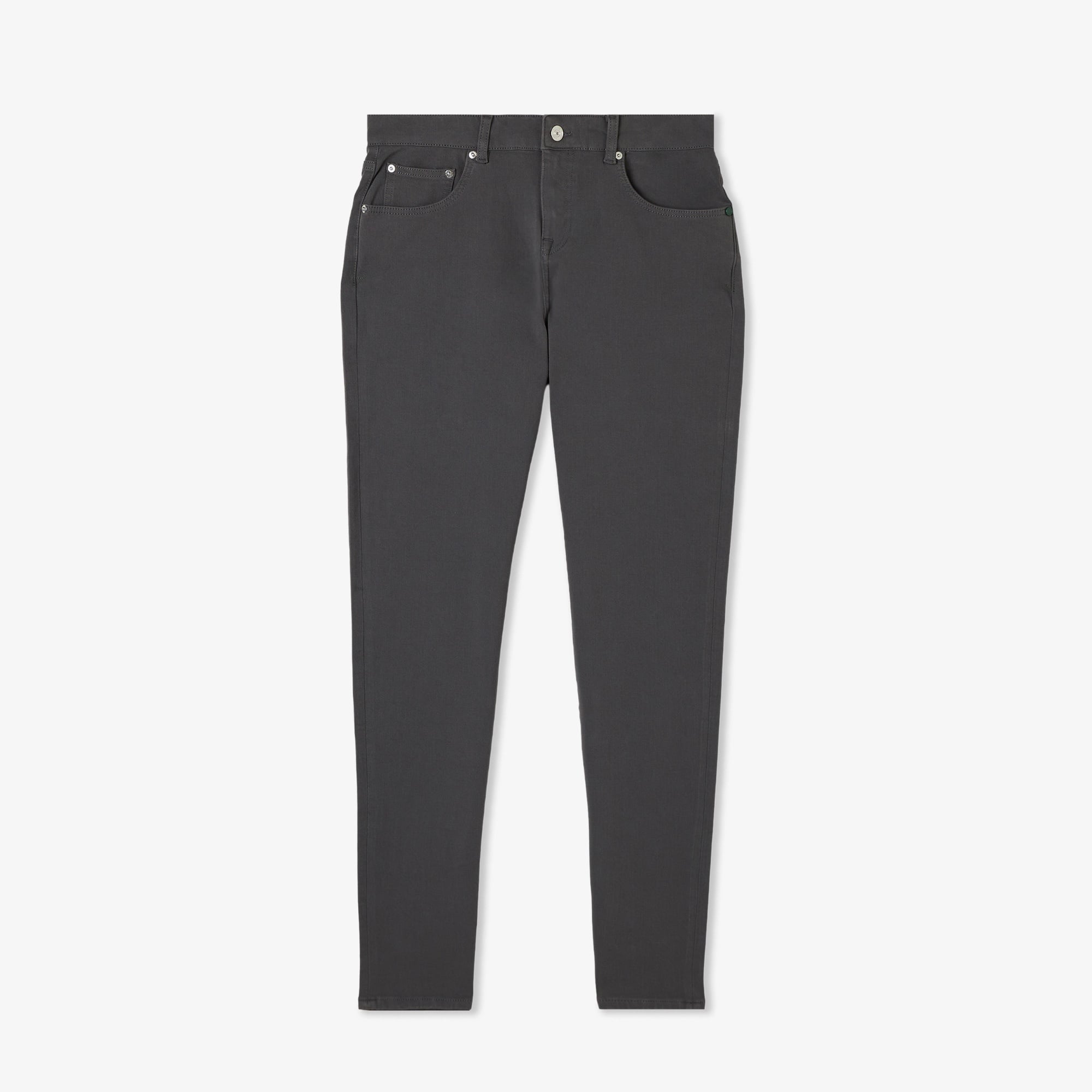 Erkek Regular Fit Gri Jean Pantolon