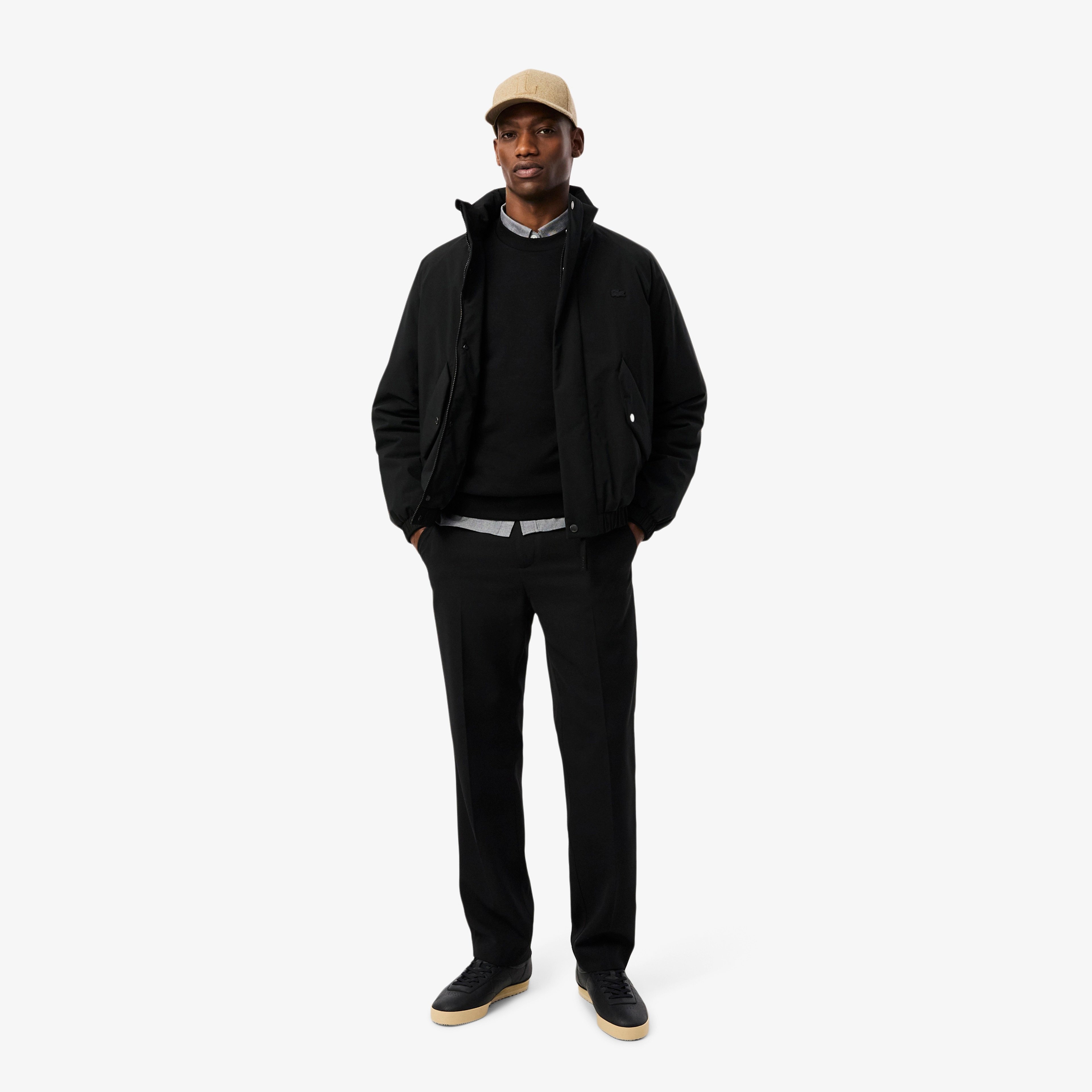 Erkek Classic Fit Bisiklet Yaka Siyah Sweatshirt