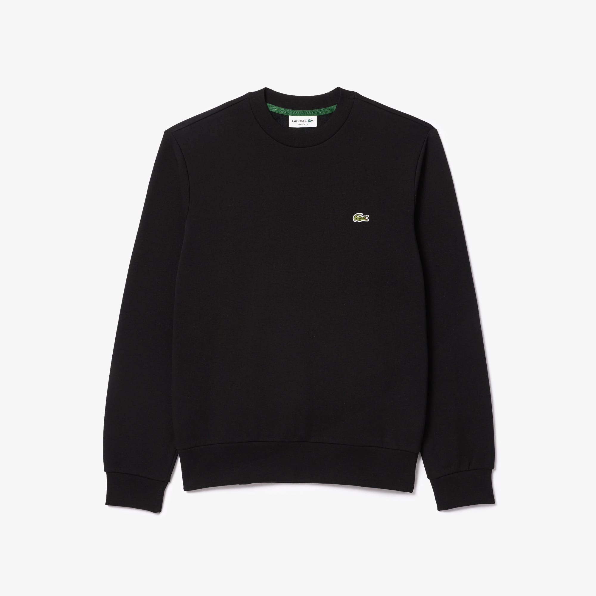 Erkek Classic Fit Bisiklet Yaka Siyah Sweatshirt
