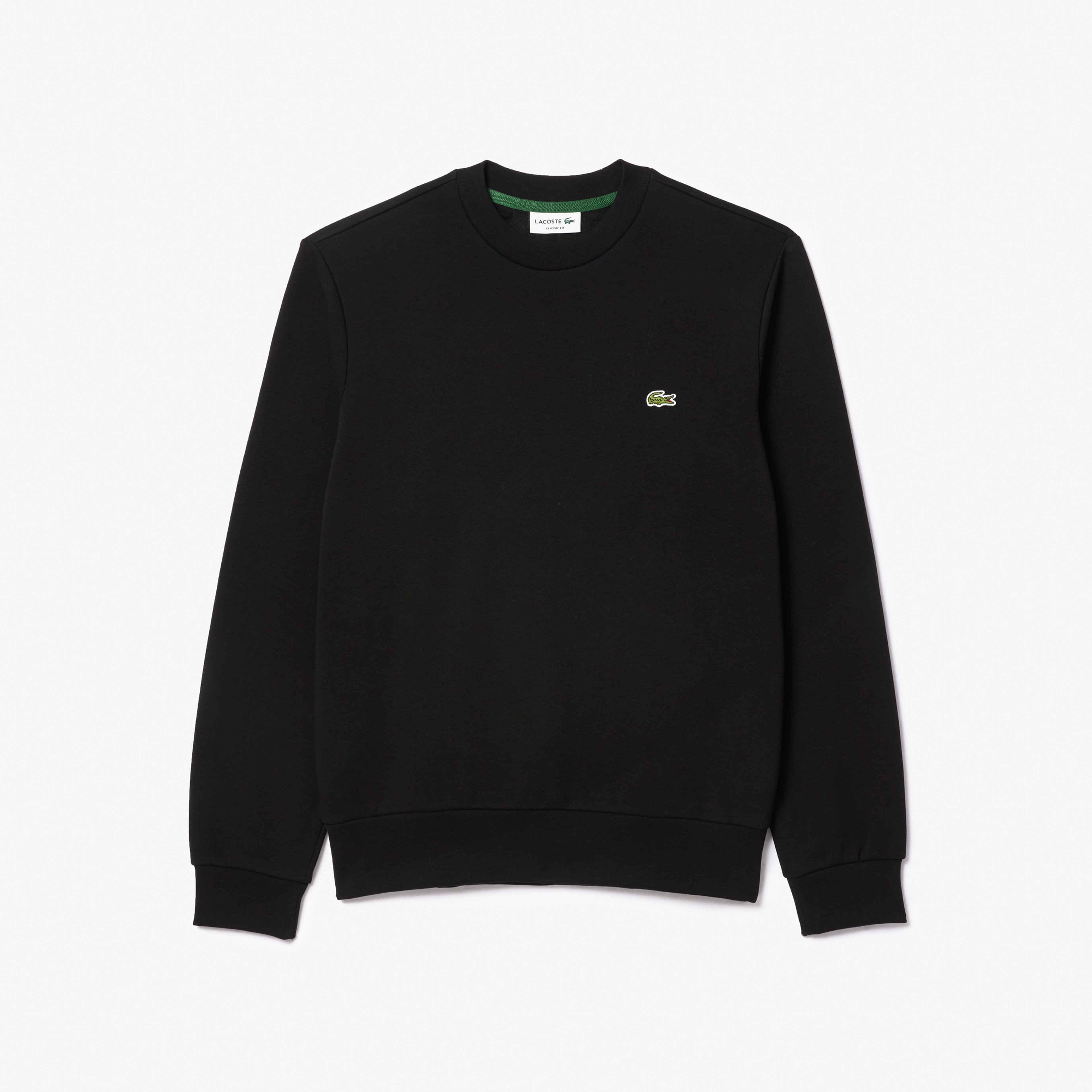 Erkek Classic Fit Bisiklet Yaka Siyah Sweatshirt