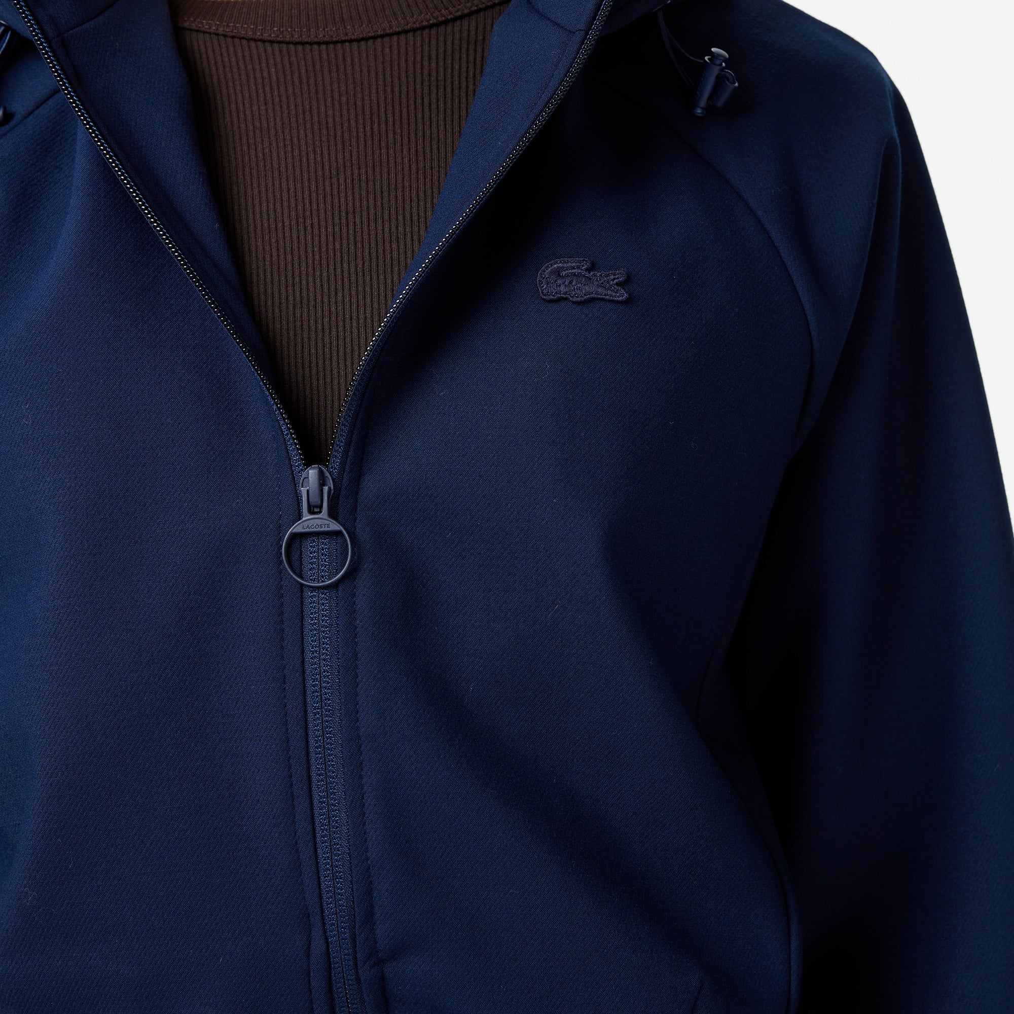 Kadın Regular Fit Kapüşonlu Lacivert Dış Gömlek