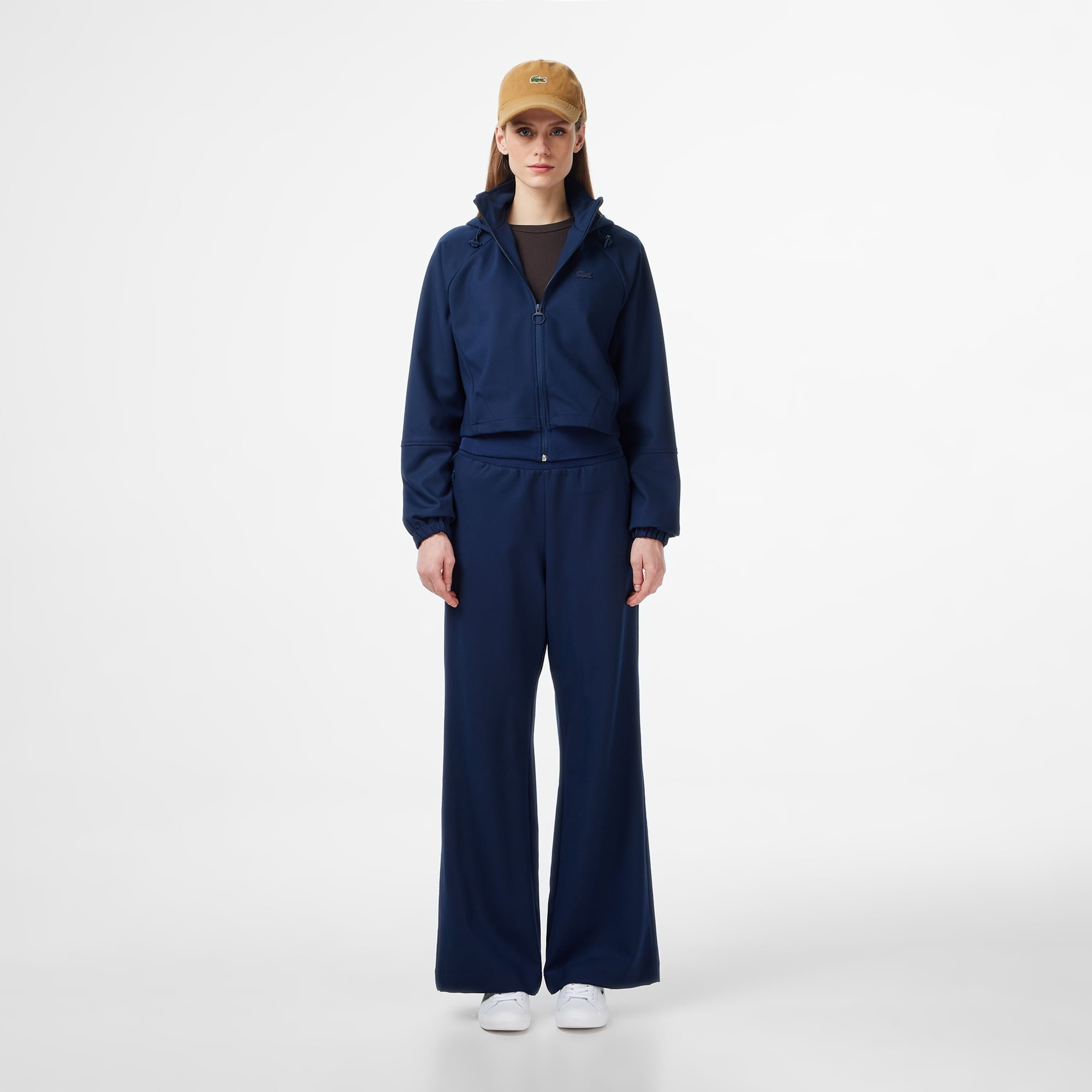 Kadın Regular Fit Kapüşonlu Lacivert Dış Gömlek