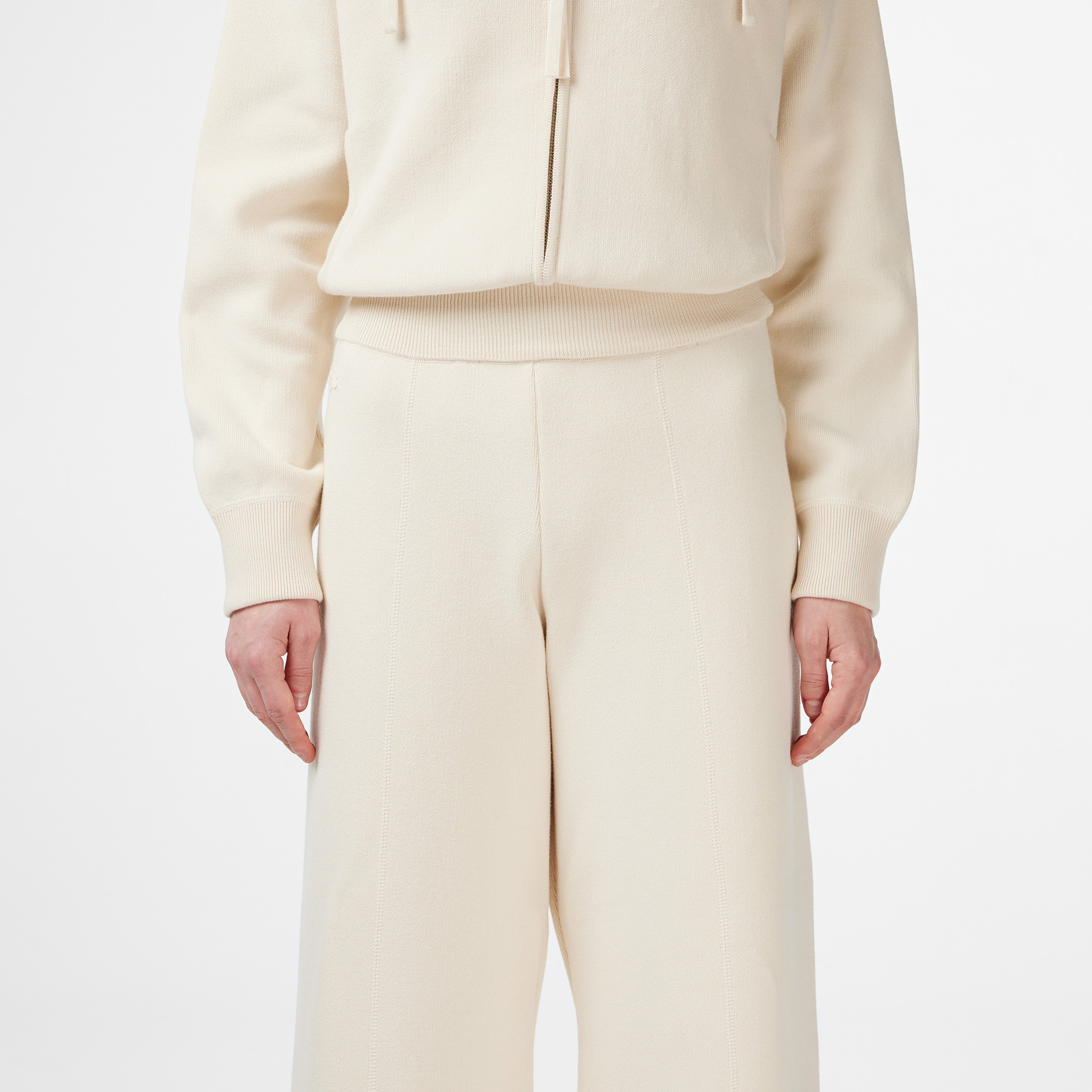 Kadın Regular Fit Krem Pantolon