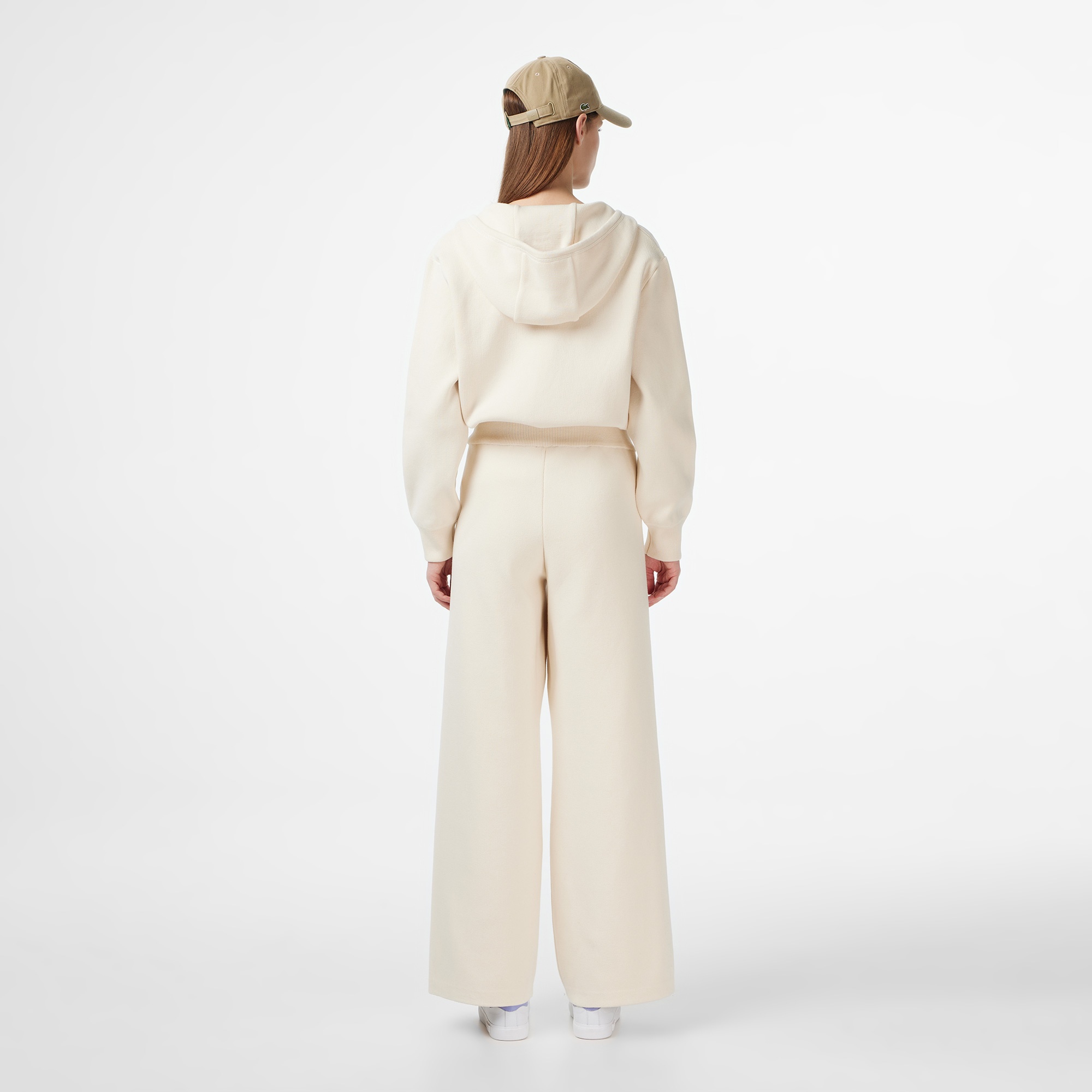 Kadın Regular Fit Krem Pantolon