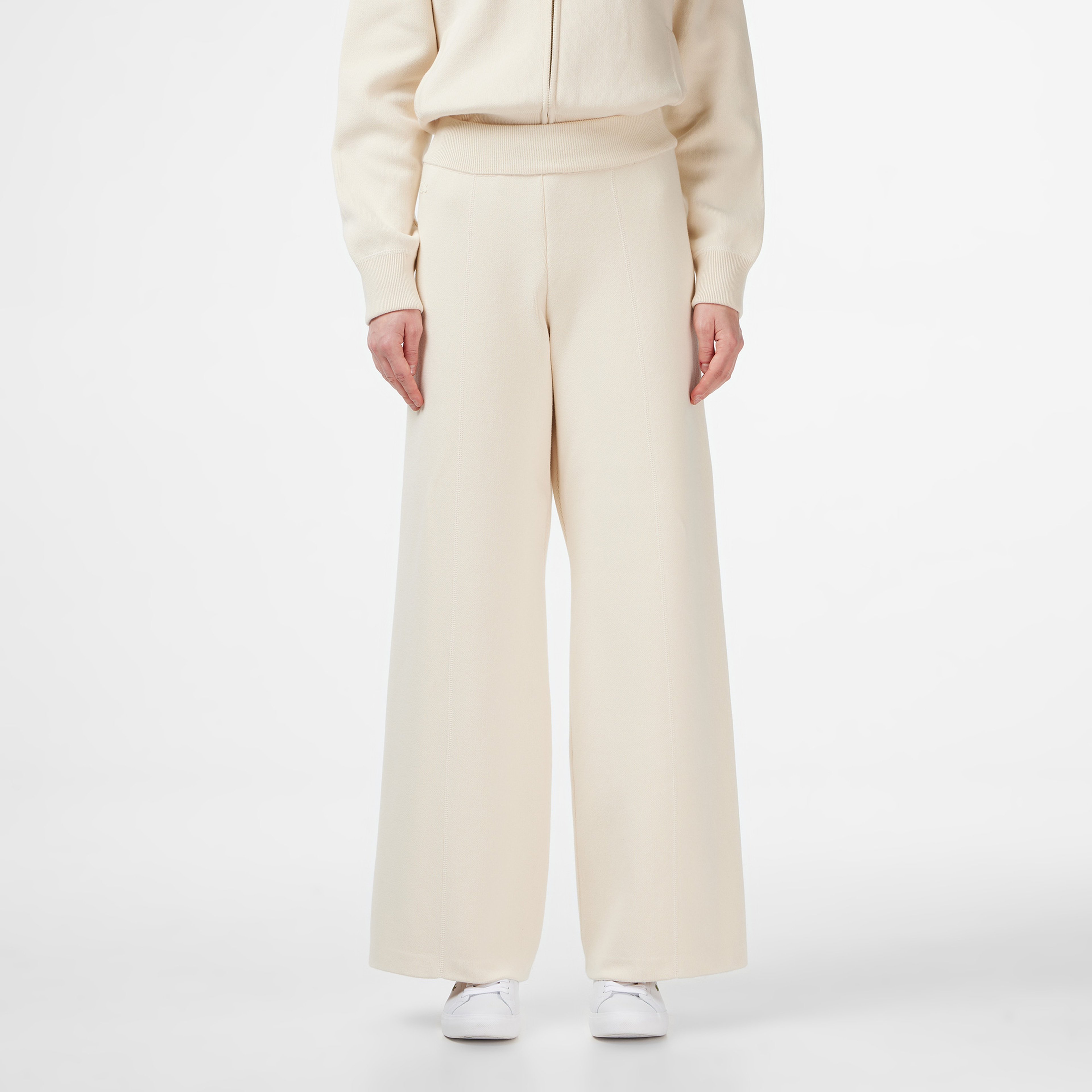 Kadın Regular Fit Krem Pantolon