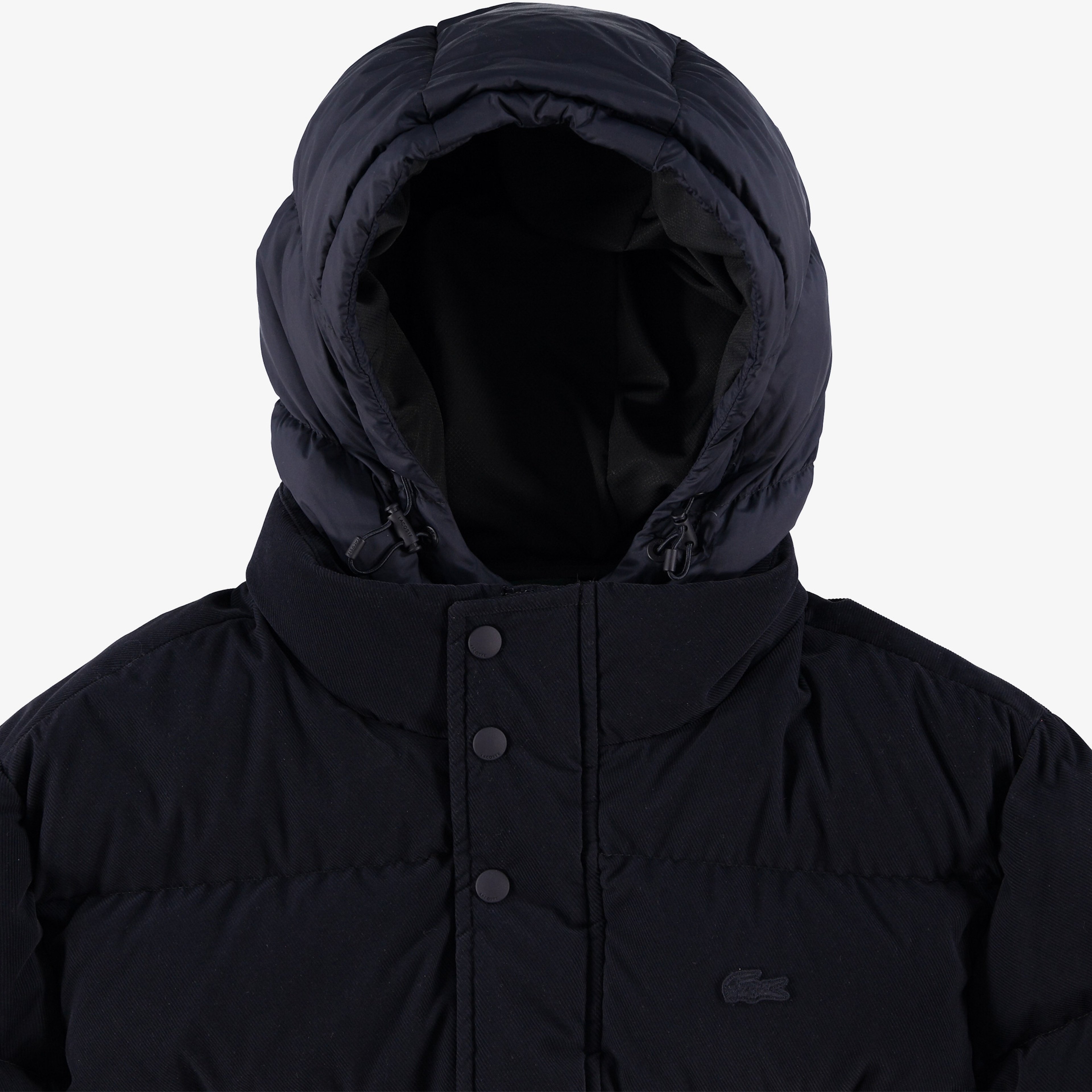 Erkek Kapüşonlu Lacivert Mont